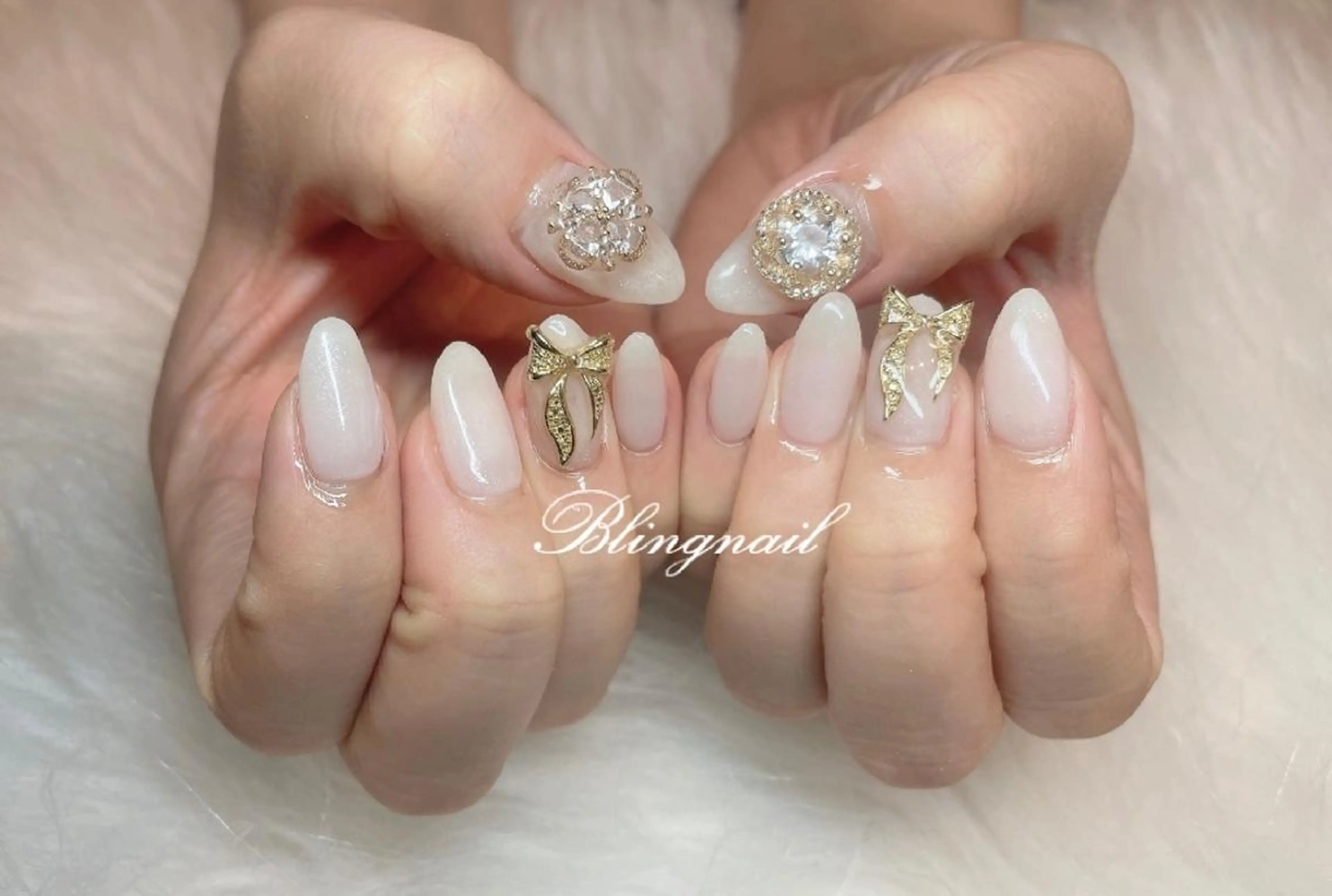 ネイル 23時まで❤︎韓国、 ワンホンネイルのネイルデザイン