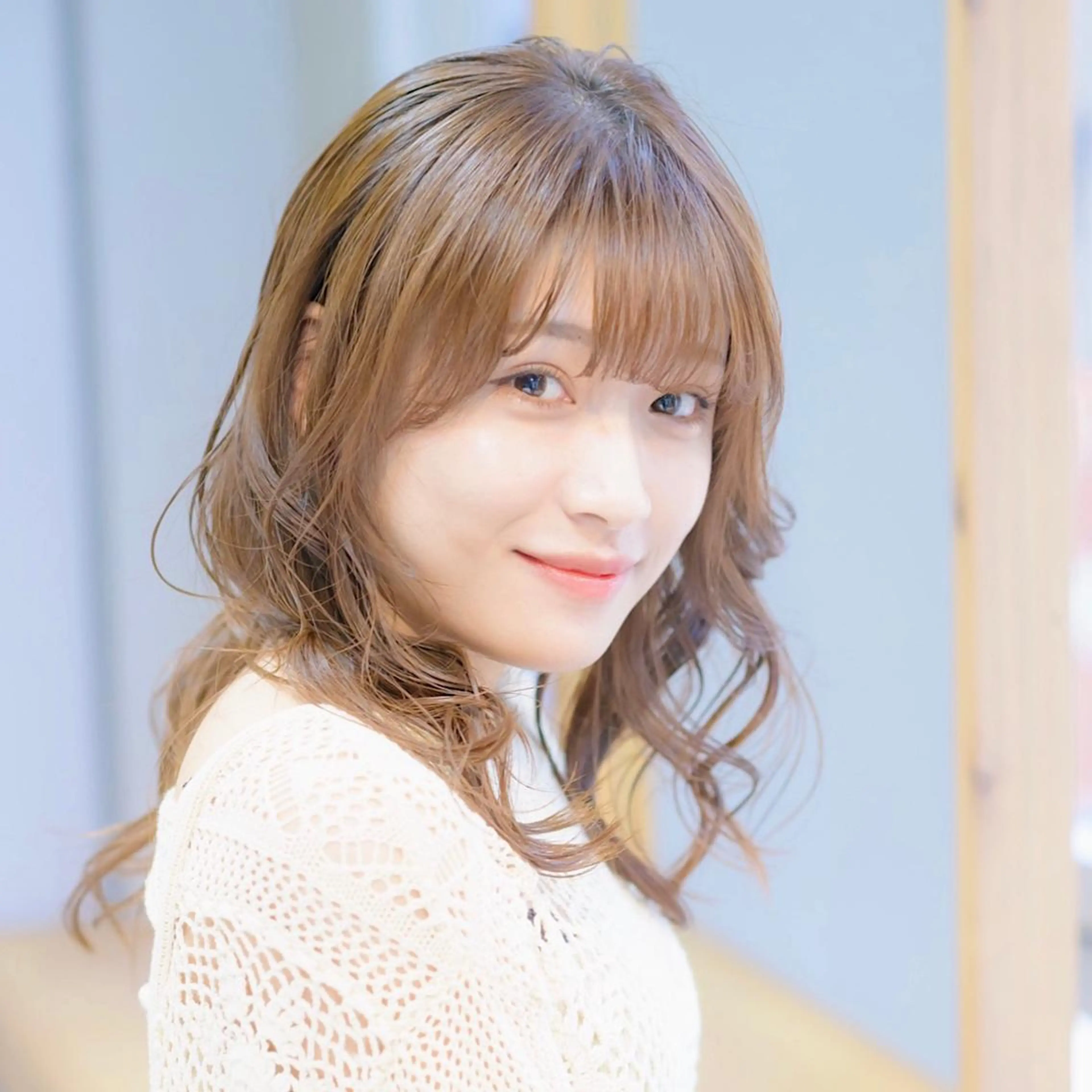 セミロング カラー 🦋韓国系指名No1 店長/圓山 祐也🦋のヘアスタイル