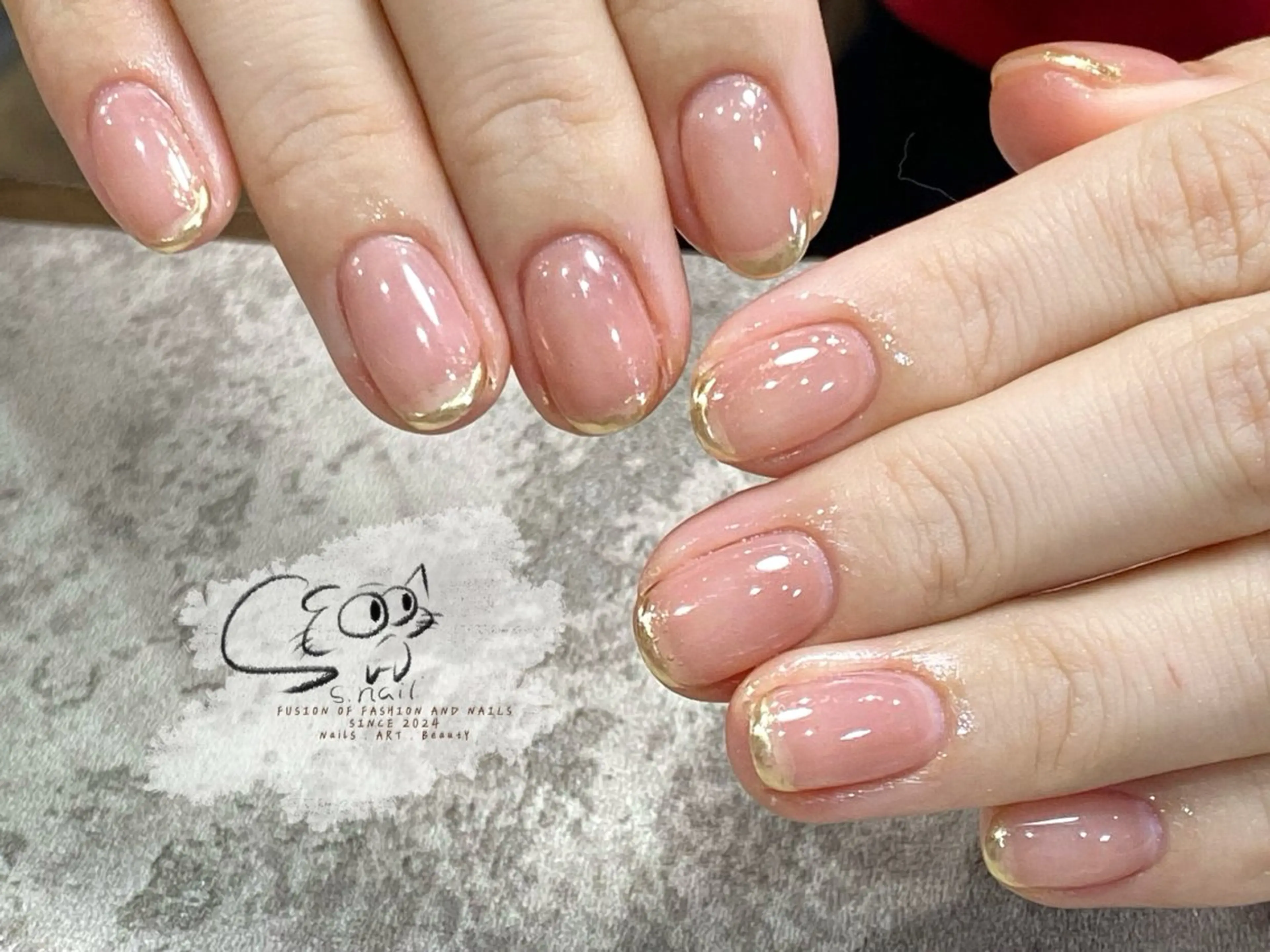 ネイル チークネイル フレンチネイル グラデーション マグネットネイル ワンカラーネイル S.nail _のネイルデザイン