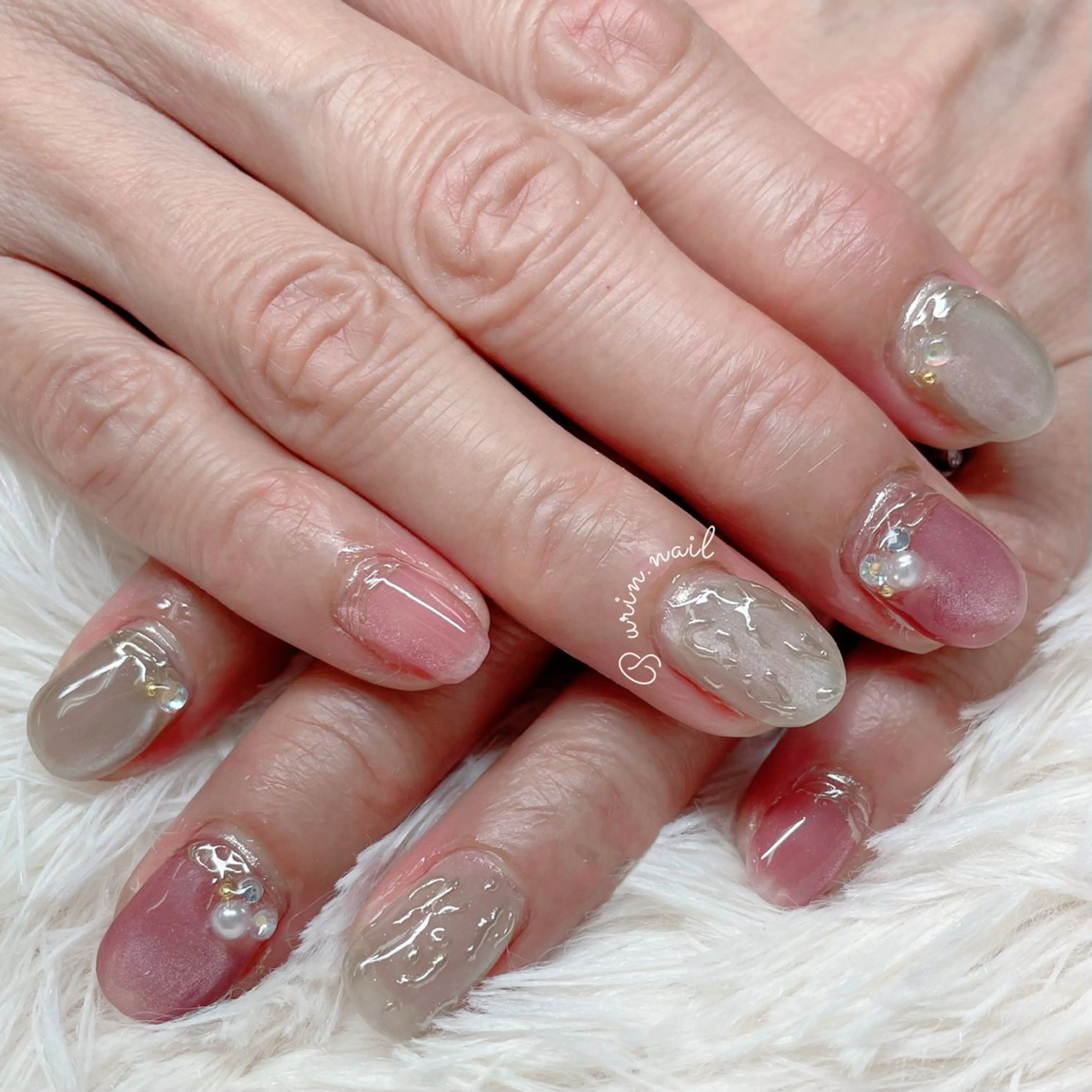 ネイル ハンドネイル Nails by Purin🍮のネイルデザイン