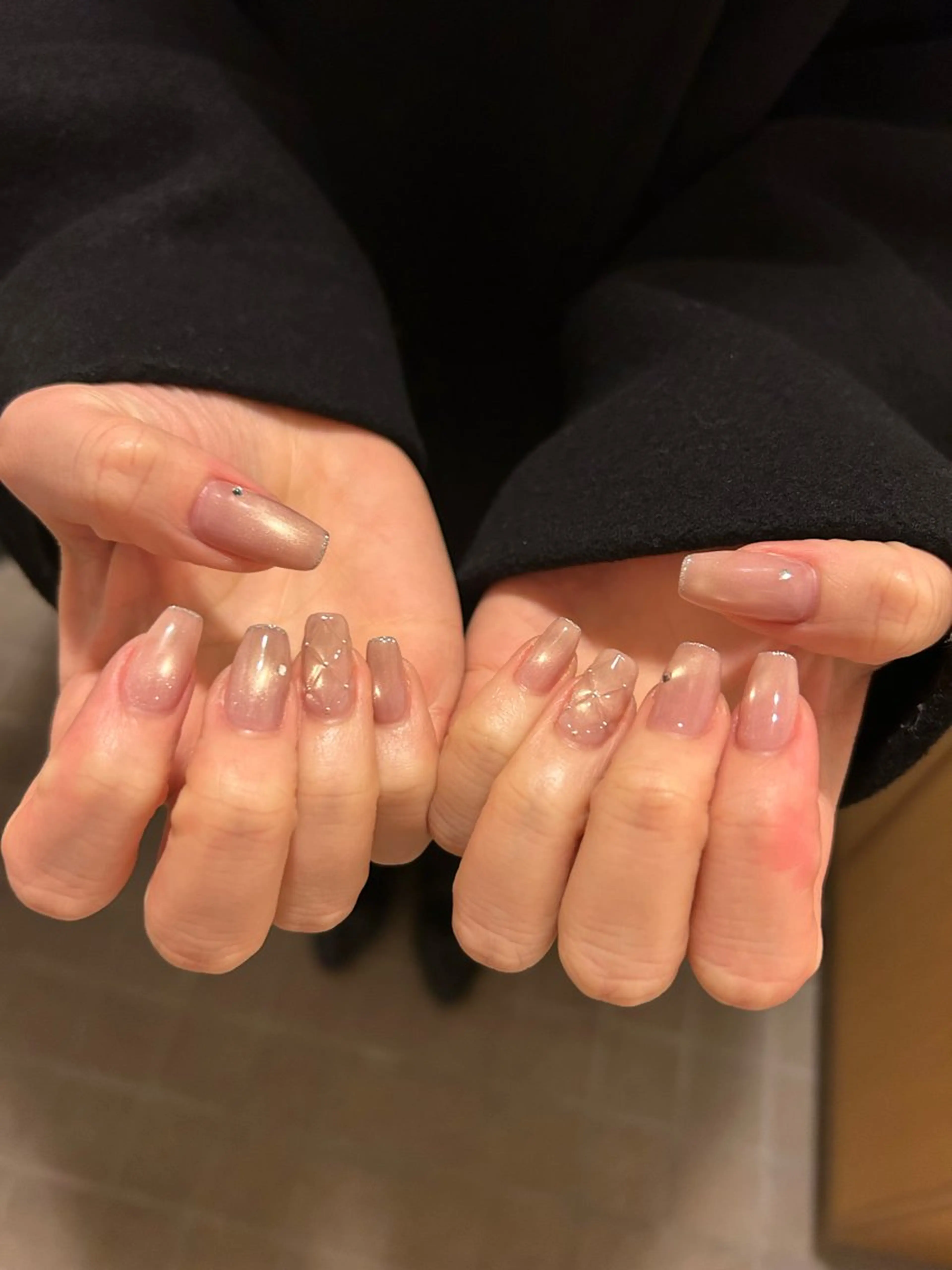 ネイル シンプルネイル ハンドネイル Aimer Ciel エメシエル大宮ネイルのネイルデザイン