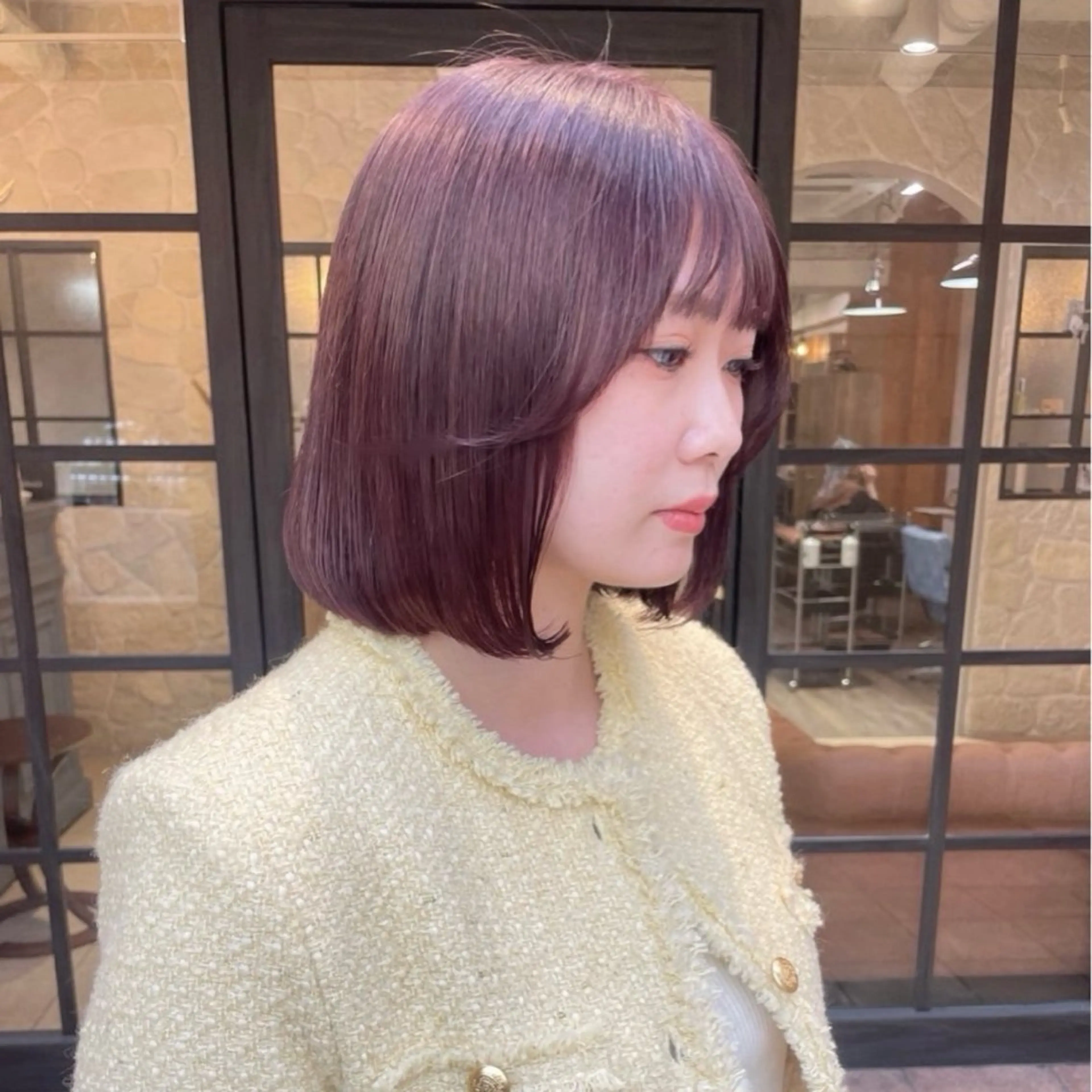 カラー ヘアカラー 🍒暖色🍒髪質 改善_yura🐰のヘアスタイル