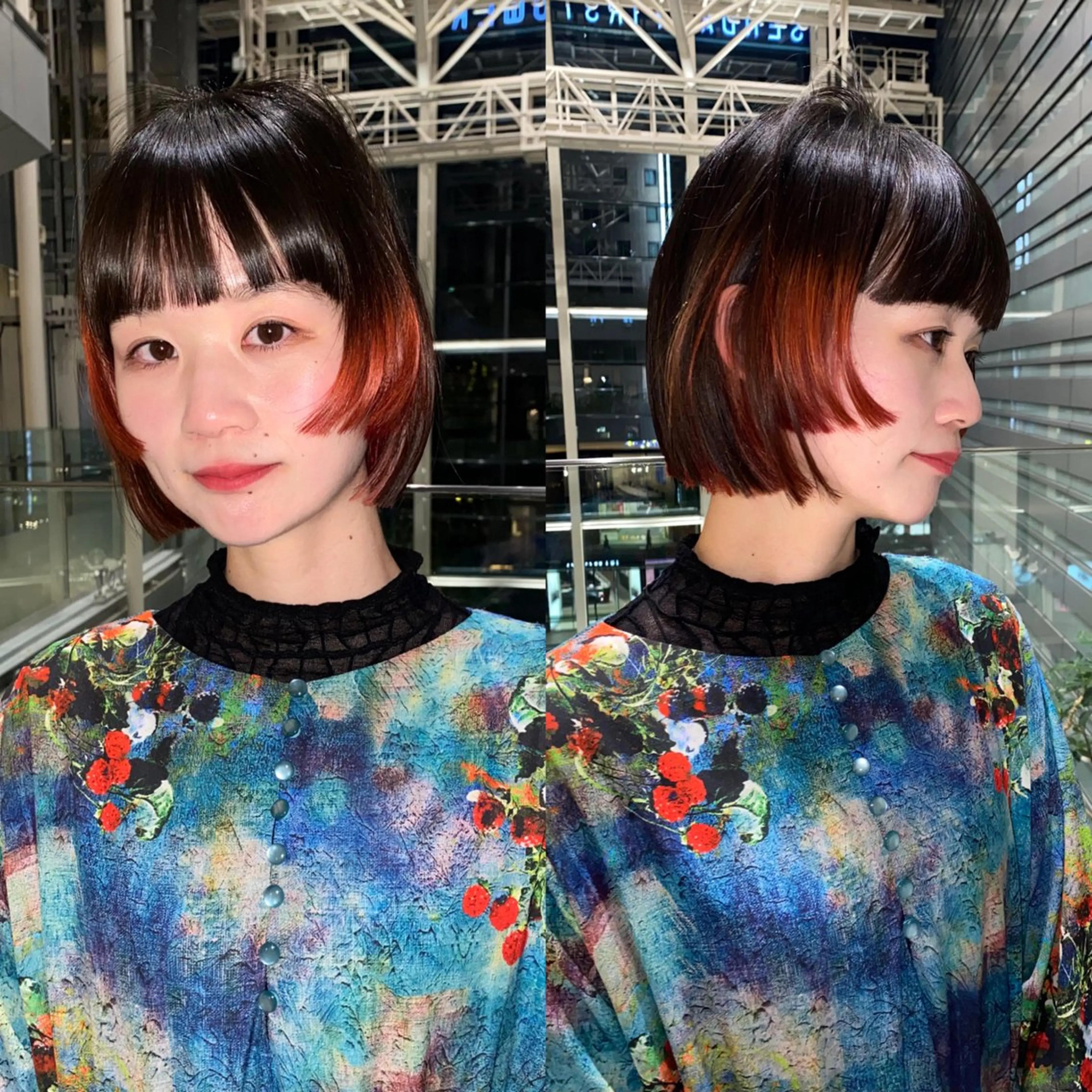 ショート カラー ブリーチ ヘアカラー トリートメント mai / linoah˚✧のヘアスタイル