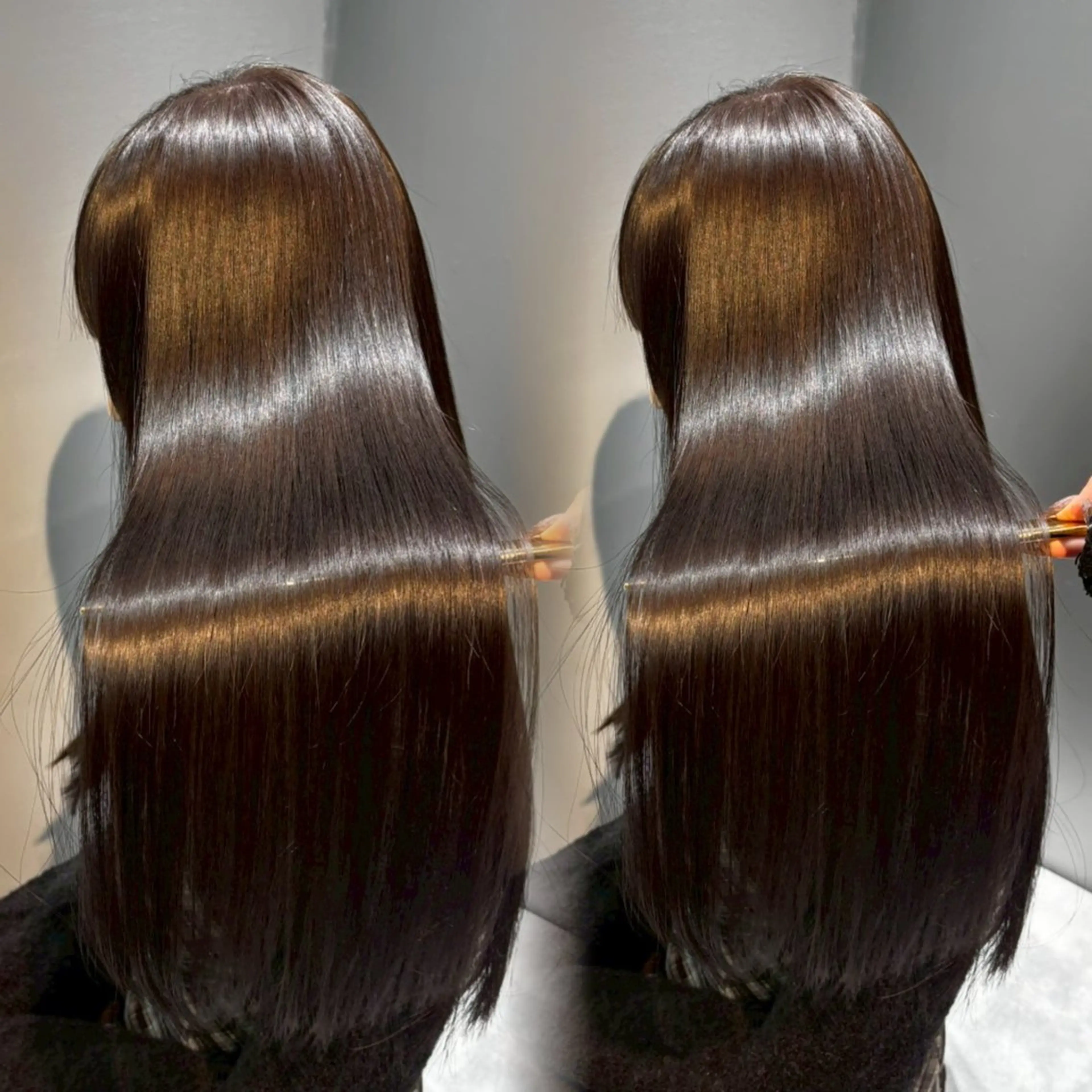 ロング カラー カット ヘアカラー 縮毛矯正 トリートメント 髪質改善/美髪矯正 艶髪/Takutoのヘアスタイル