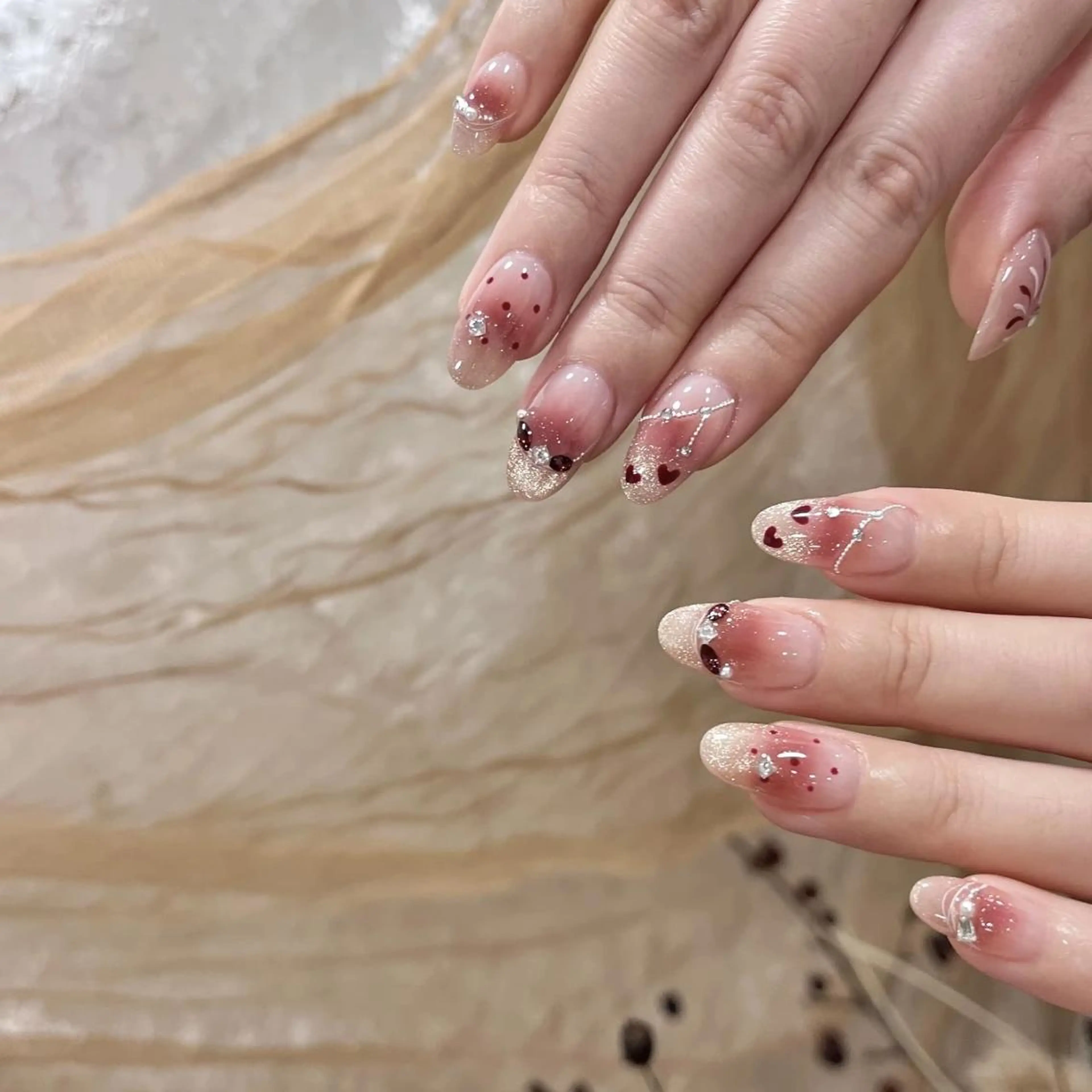 ネイル ハンドネイル ハンドケア 🍑 momo_nailのネイルデザイン