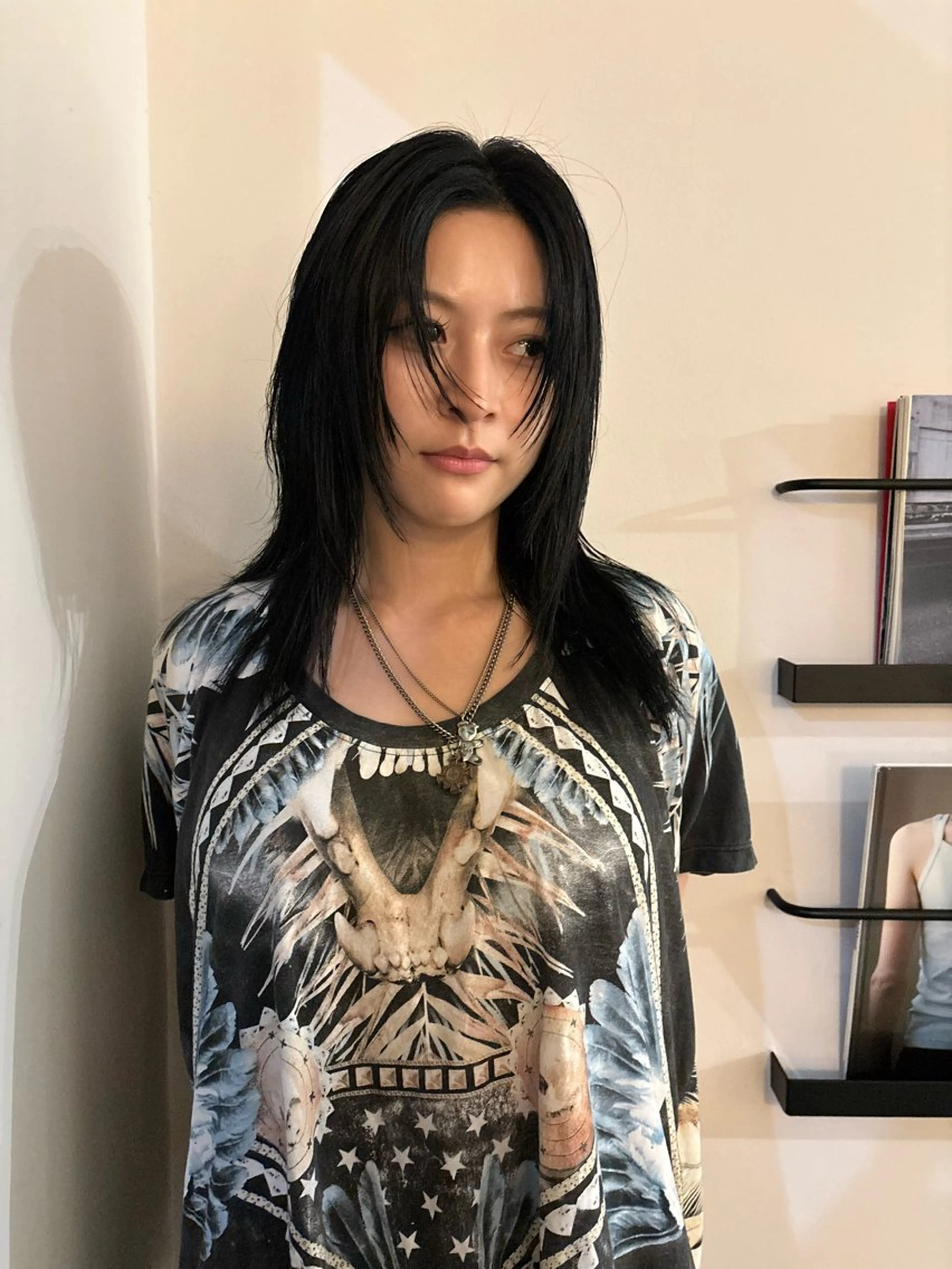 ミディアム 田中 隼斗のヘアスタイル