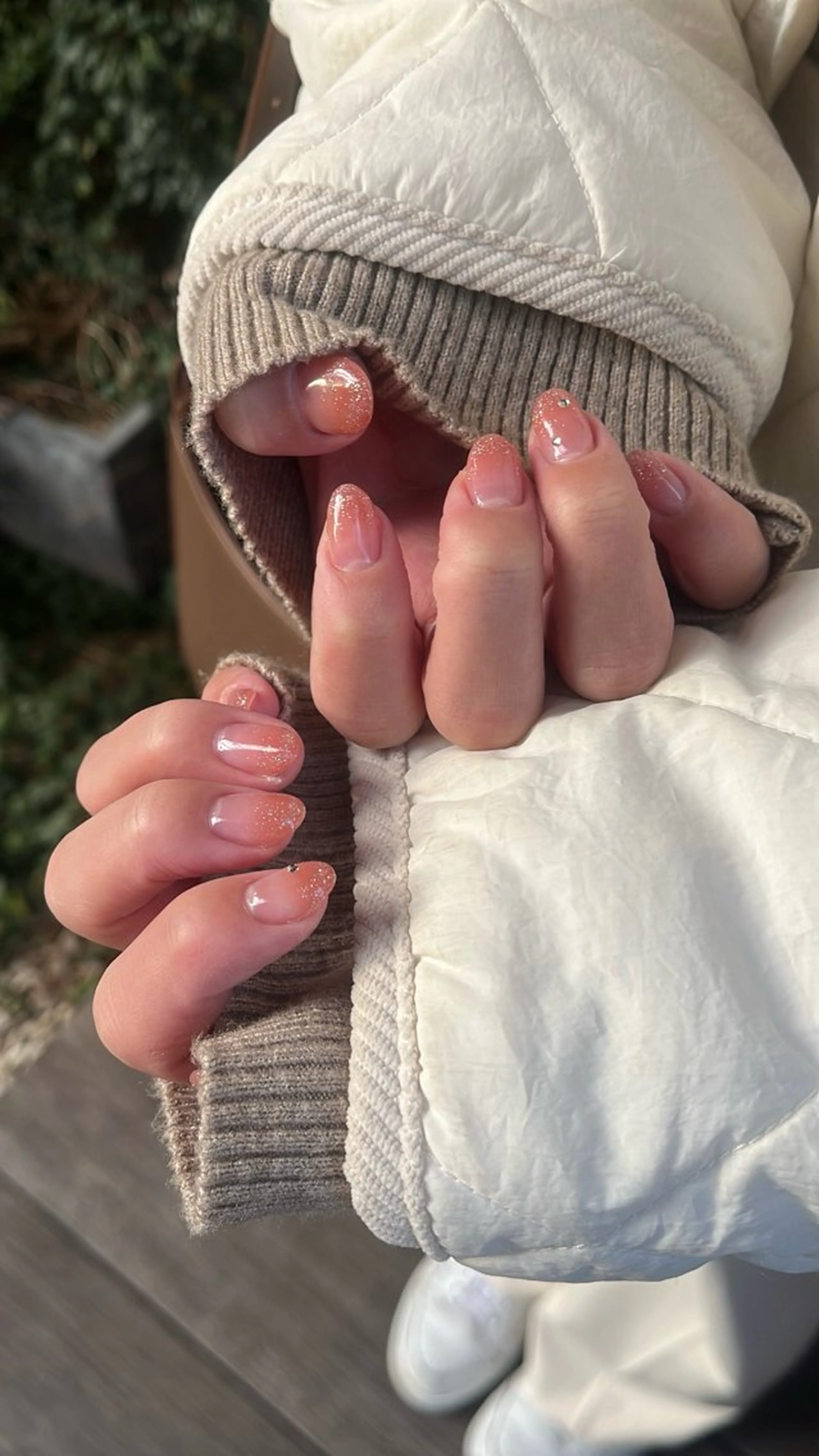 ネイル ニュアンスネイル シンプルネイル ハンドネイル SAKU  nail[サクネイル]所属・SAKU nail 作島茜のネイルデザイン