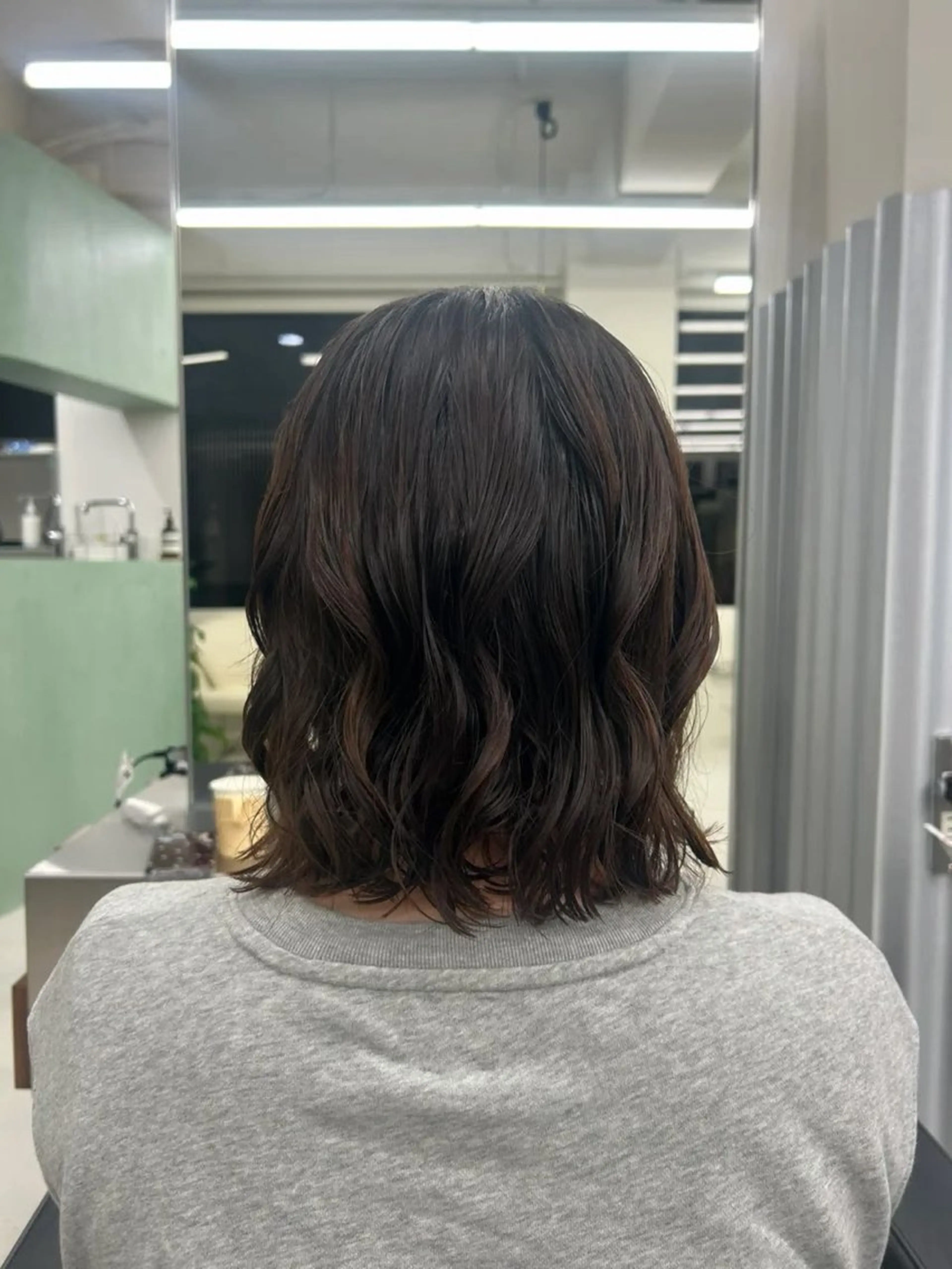 ミディアム パーマ パーマ ロングパーマ/ボブ/ 表参道/aoba🩵のヘアスタイル