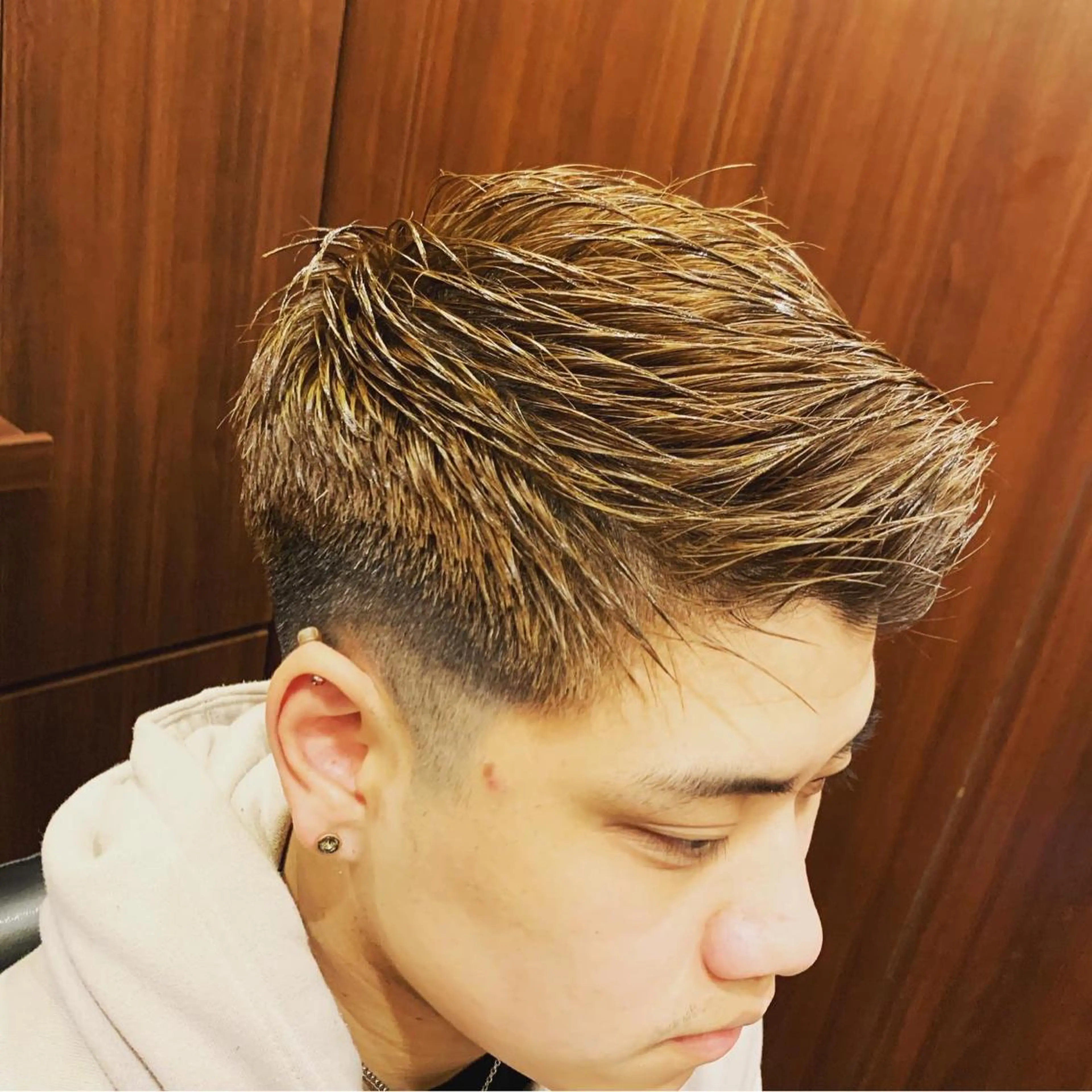 ショート メンズ カット パーマ ひらお あおとのヘアスタイル