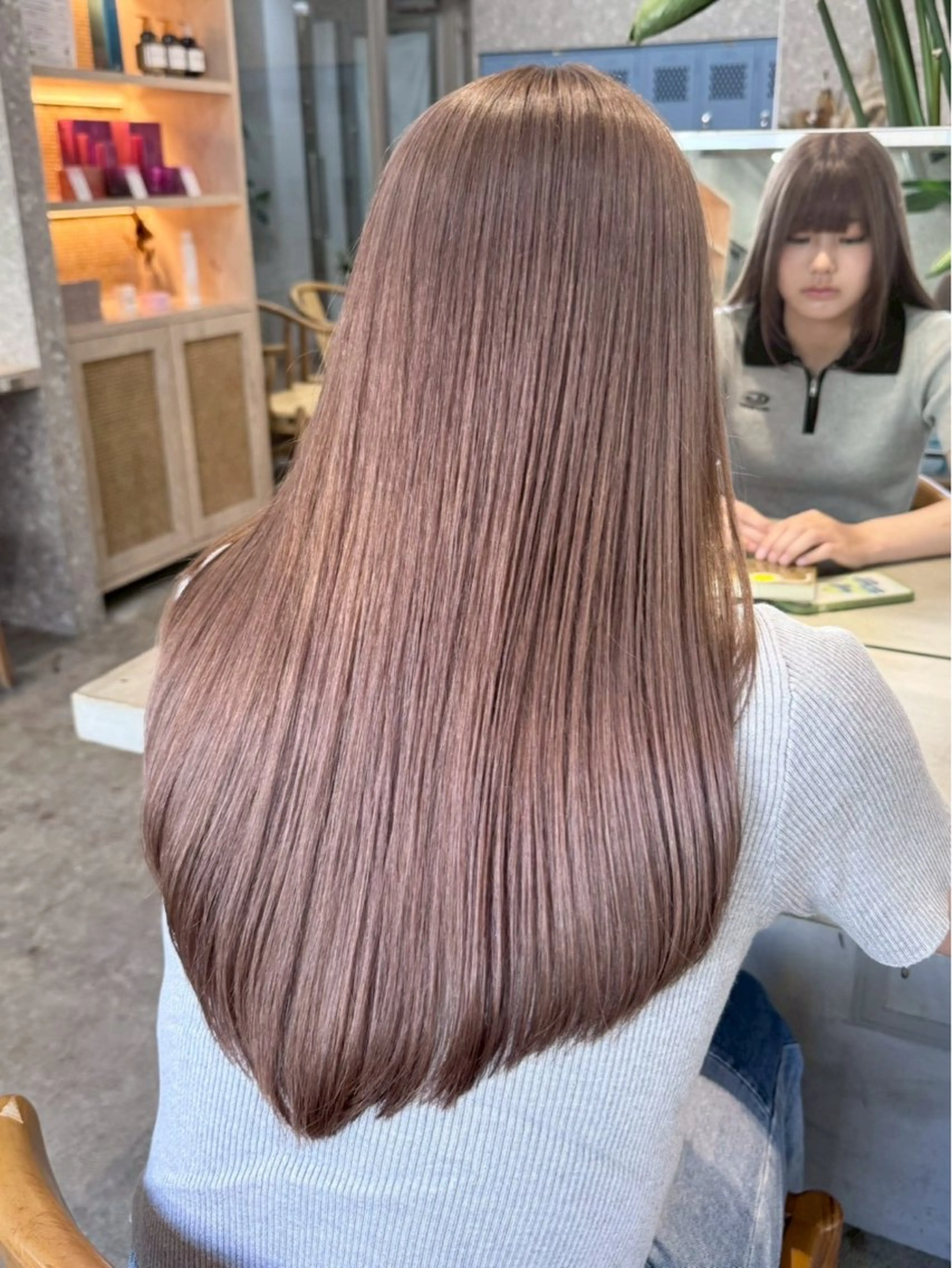 ロング カラー 艶ブラウンカラー🤎 /REI🐈🪽‪のヘアスタイル