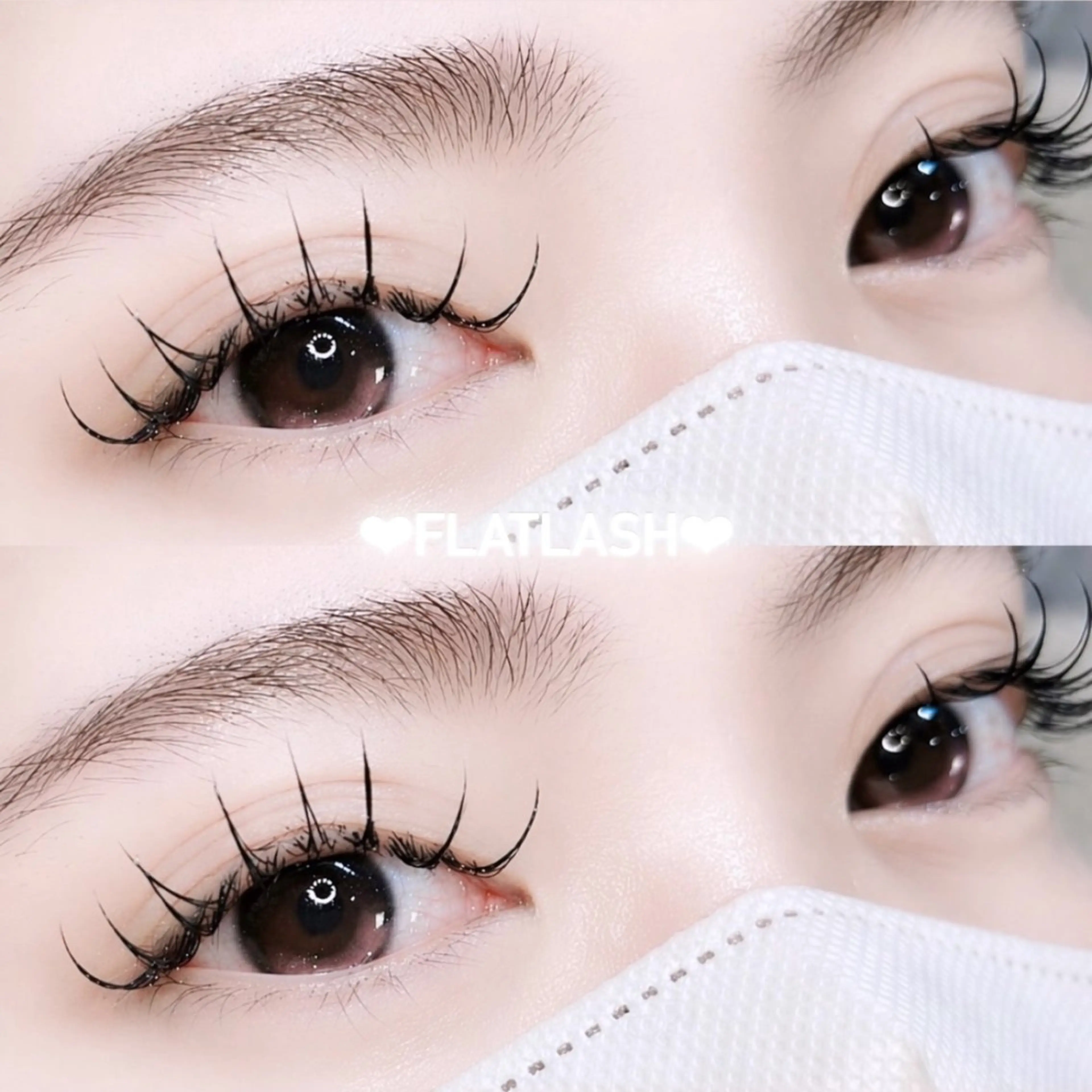 マツエク・マツパ フラットラッシュ OLIVIA 松本のマツエク・マツパデザイン