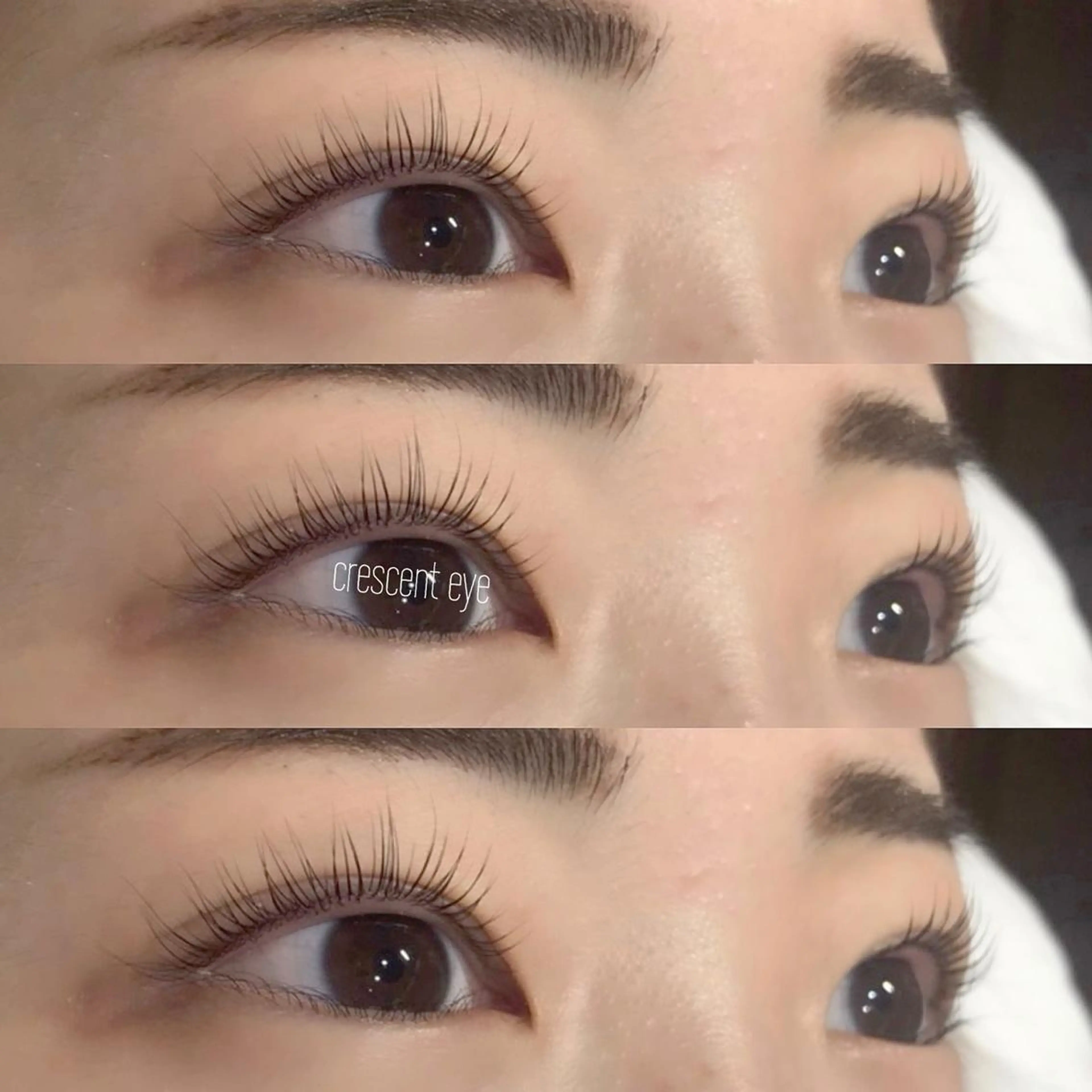 マツエク・マツパ パリジェンヌラッシュリフト Crescent Eye 三軒茶屋店のマツエク・マツパデザイン