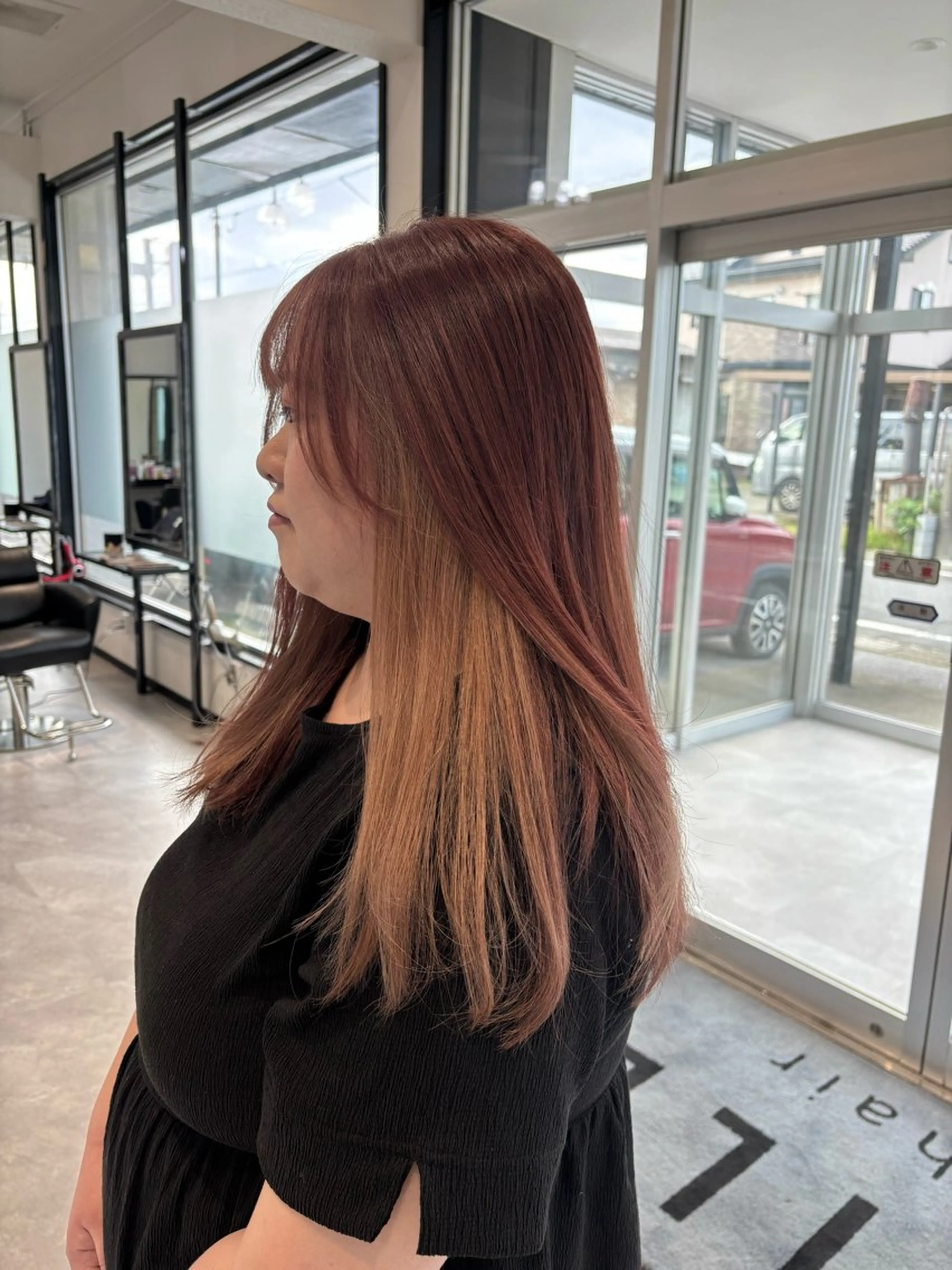 ロング ヘアカラー maki💖 レイヤー/髪質改善のヘアスタイル