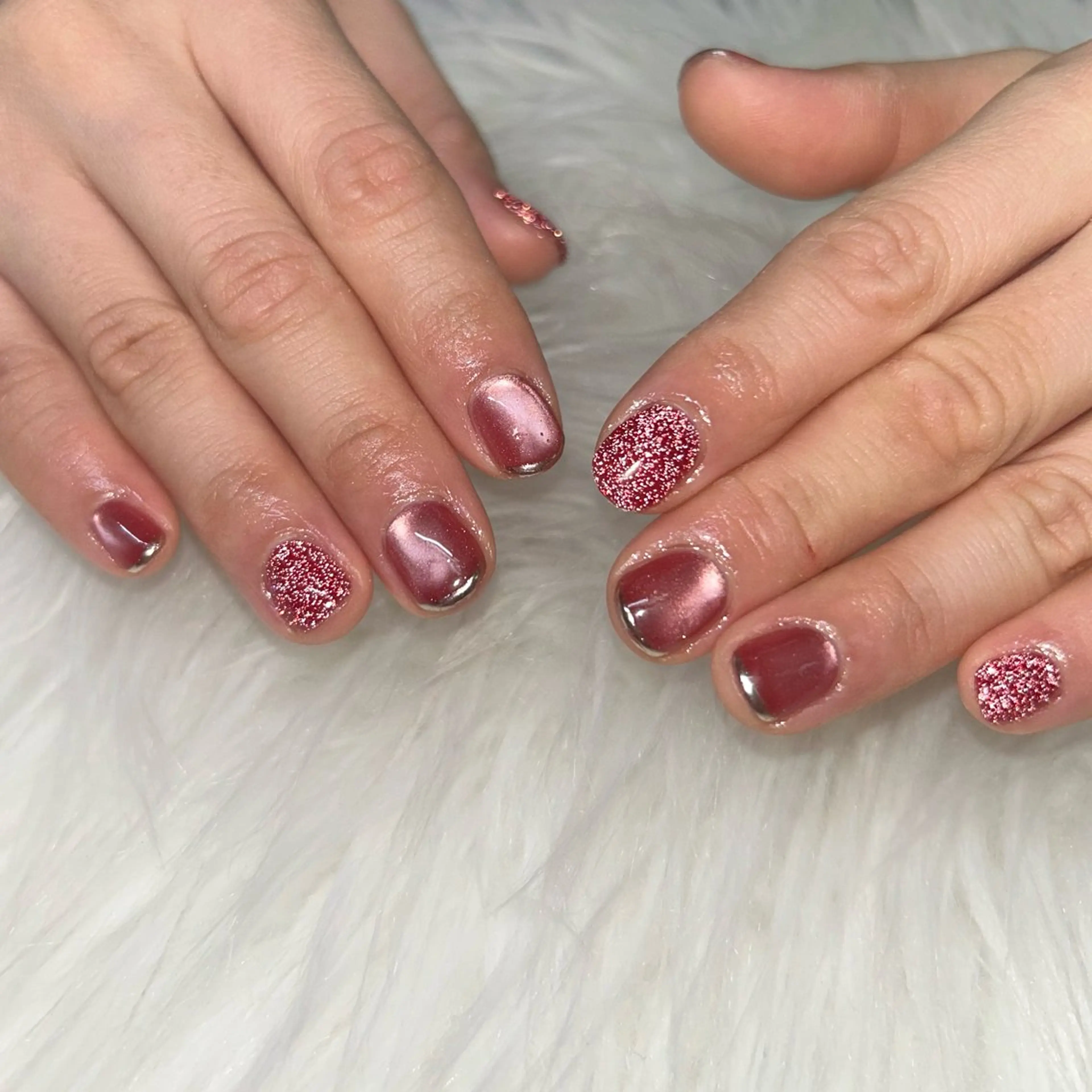 ショート ハンドネイル nail salon chai Asakaのネイルデザイン