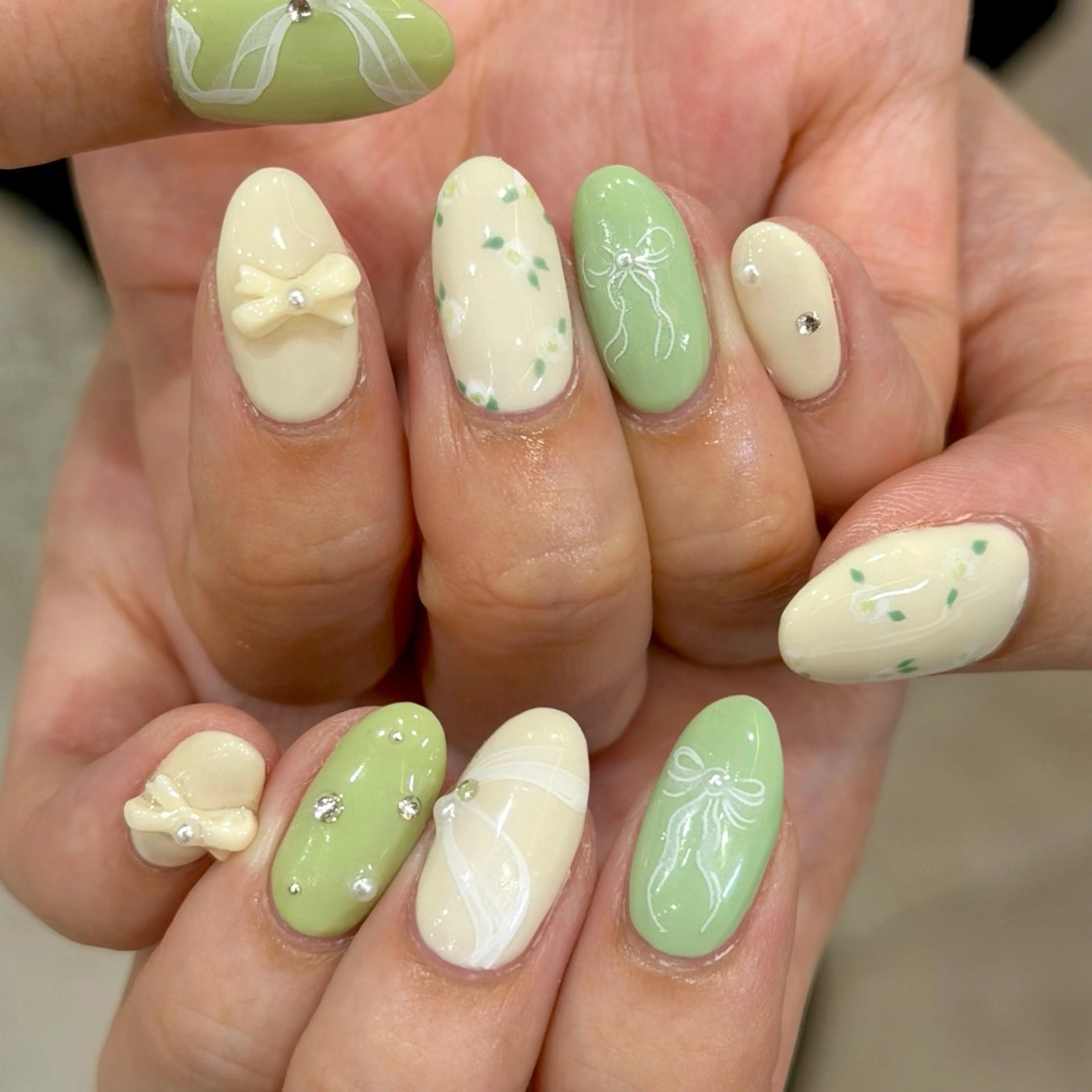 ネイル ハンドネイル 4/15🈳あり✧* ayanaのネイルデザイン