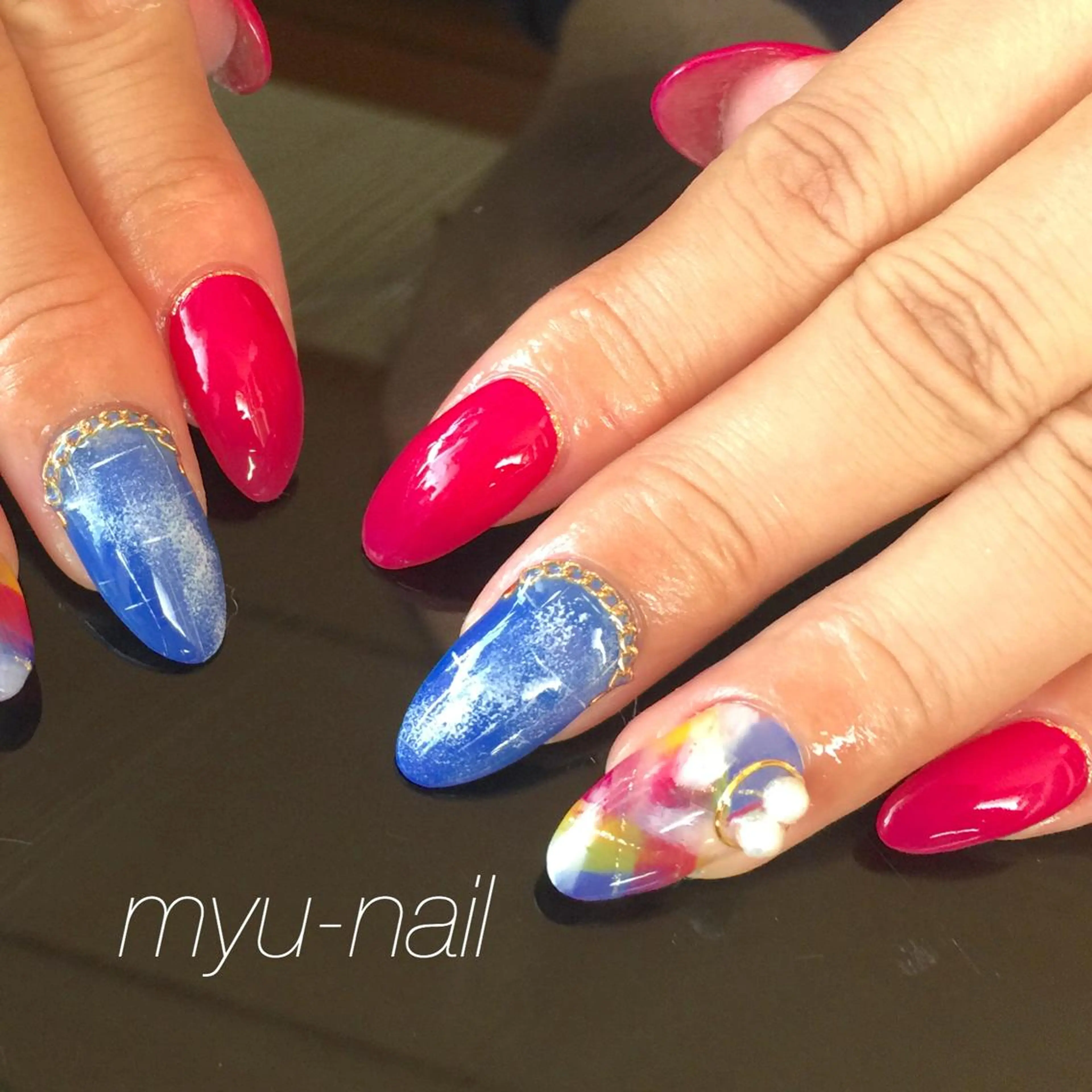 ネイル アートネイル ホームサロン myu-nailのネイルデザイン