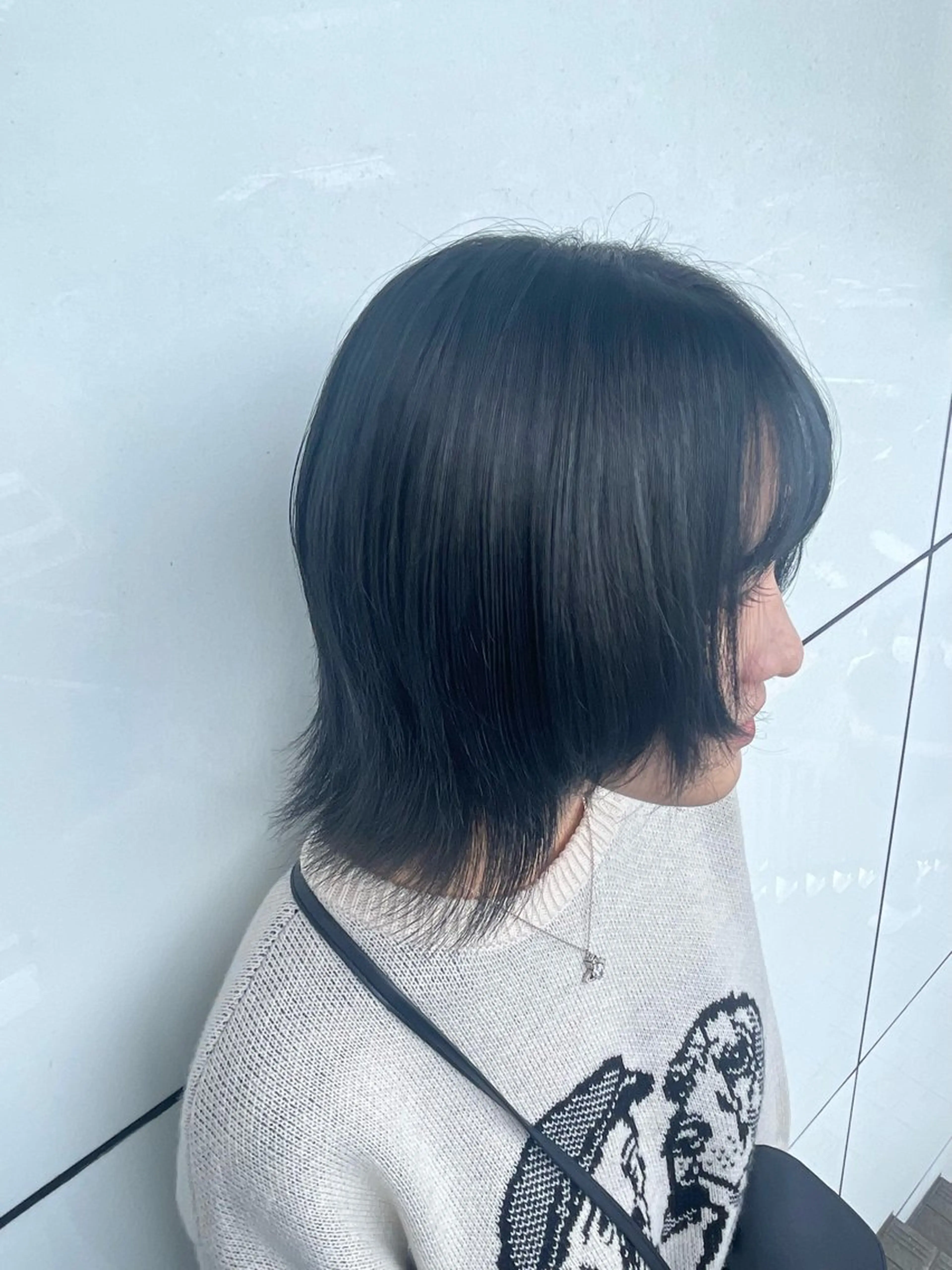 ミディアム トリートメント ヘアカラー トリートメント 鎌倉/アレンジ/暗髪 /髪質改善/ ユキミのヘアスタイル