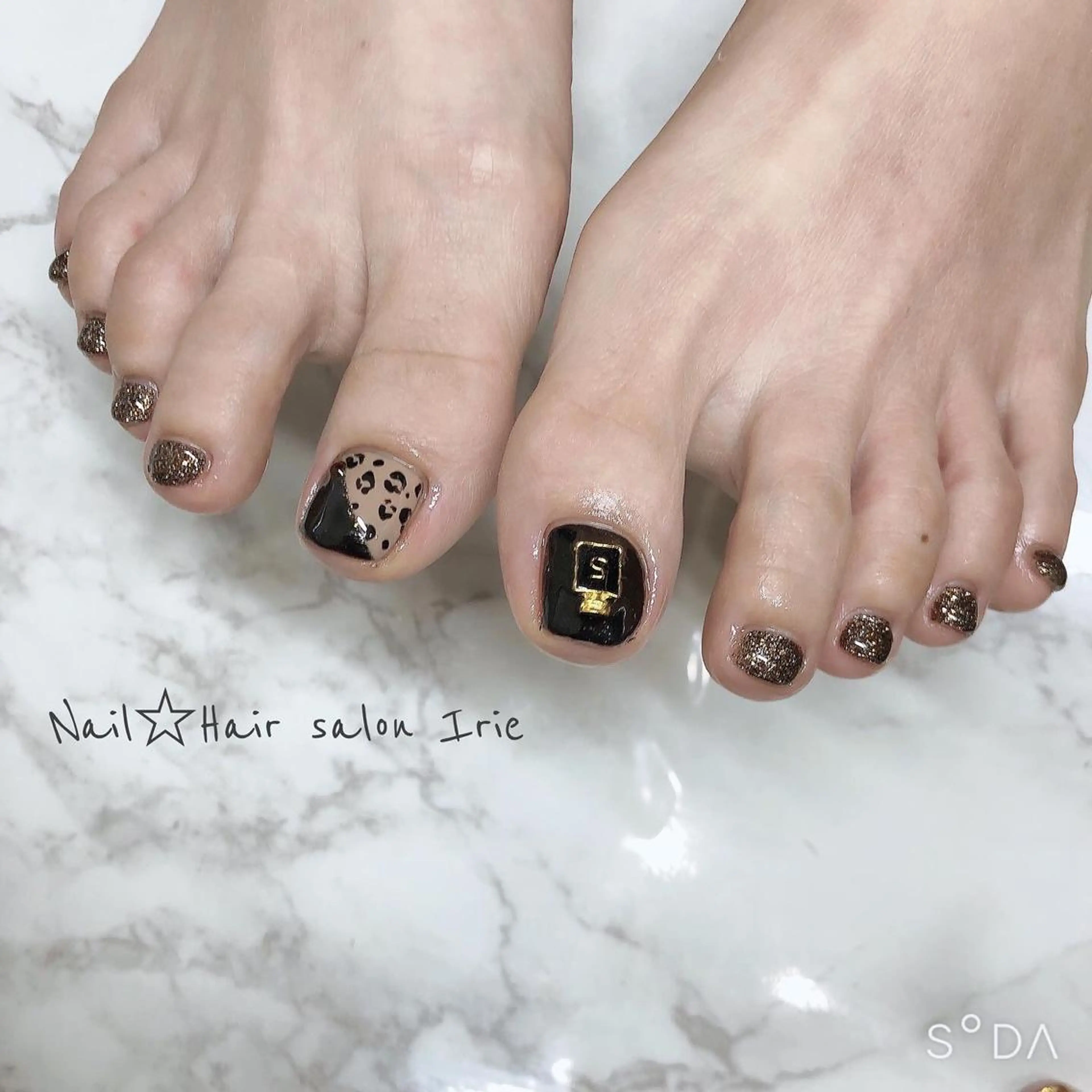 ネイル フットネイル Hair salon Irie所属・與儀 知佳のネイルデザイン