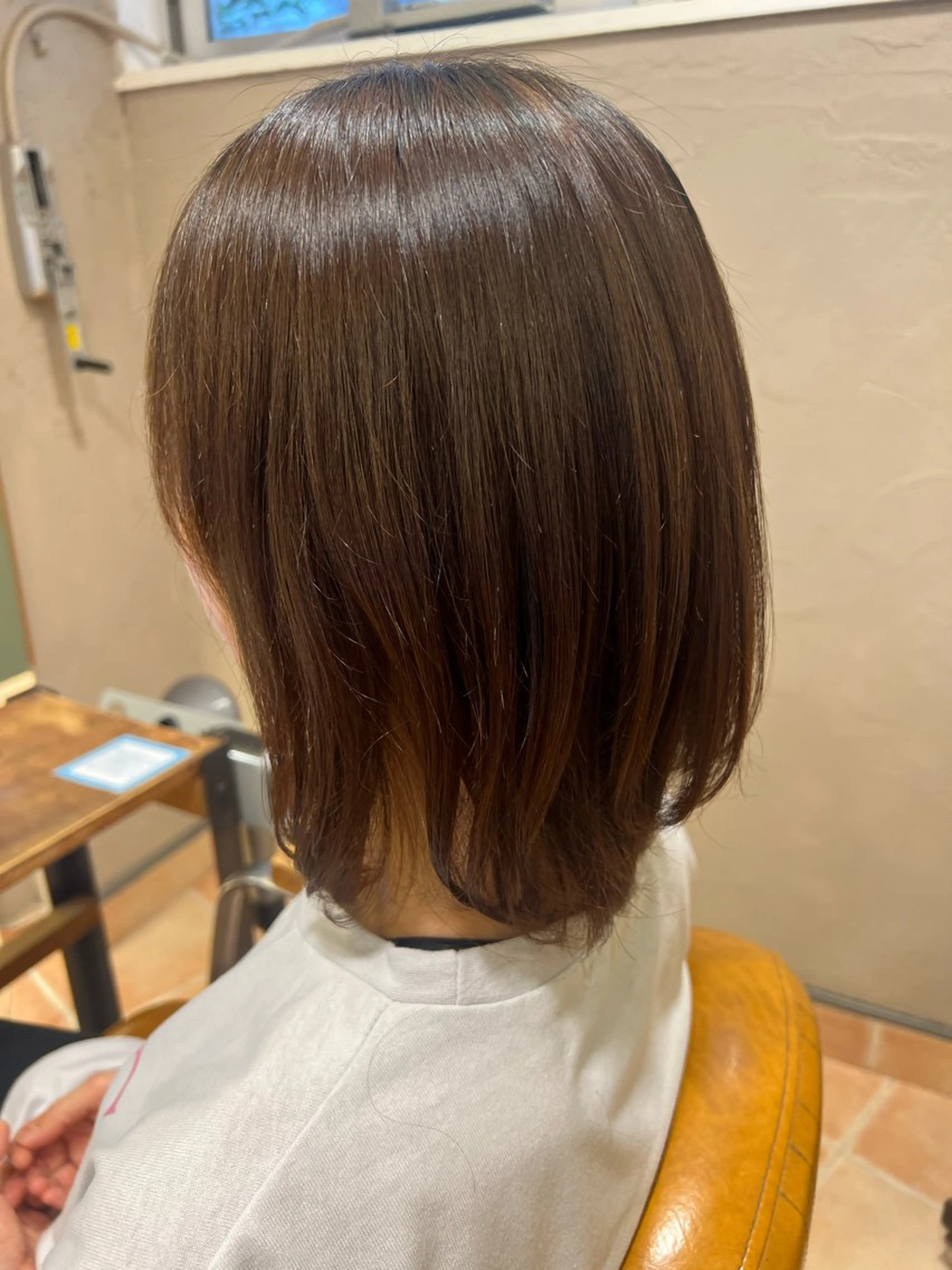 ミディアム クロサワ ヨーコのヘアスタイル