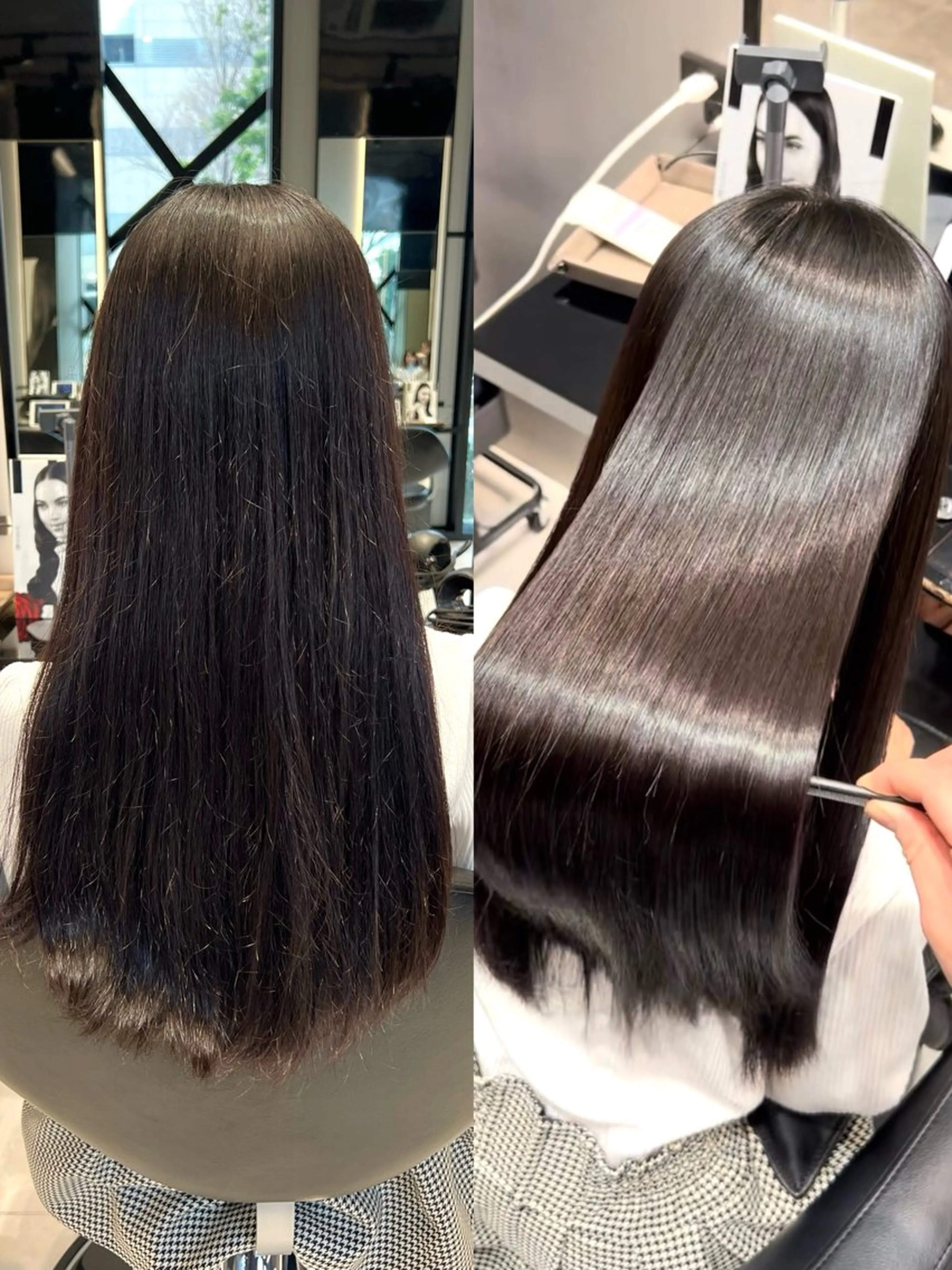 ロング カット 縮毛矯正 トリートメント MAISON原宿【メゾン】所属・美髪矯正/髪質改善 /艶髪/千田理名🪞のヘアスタイル