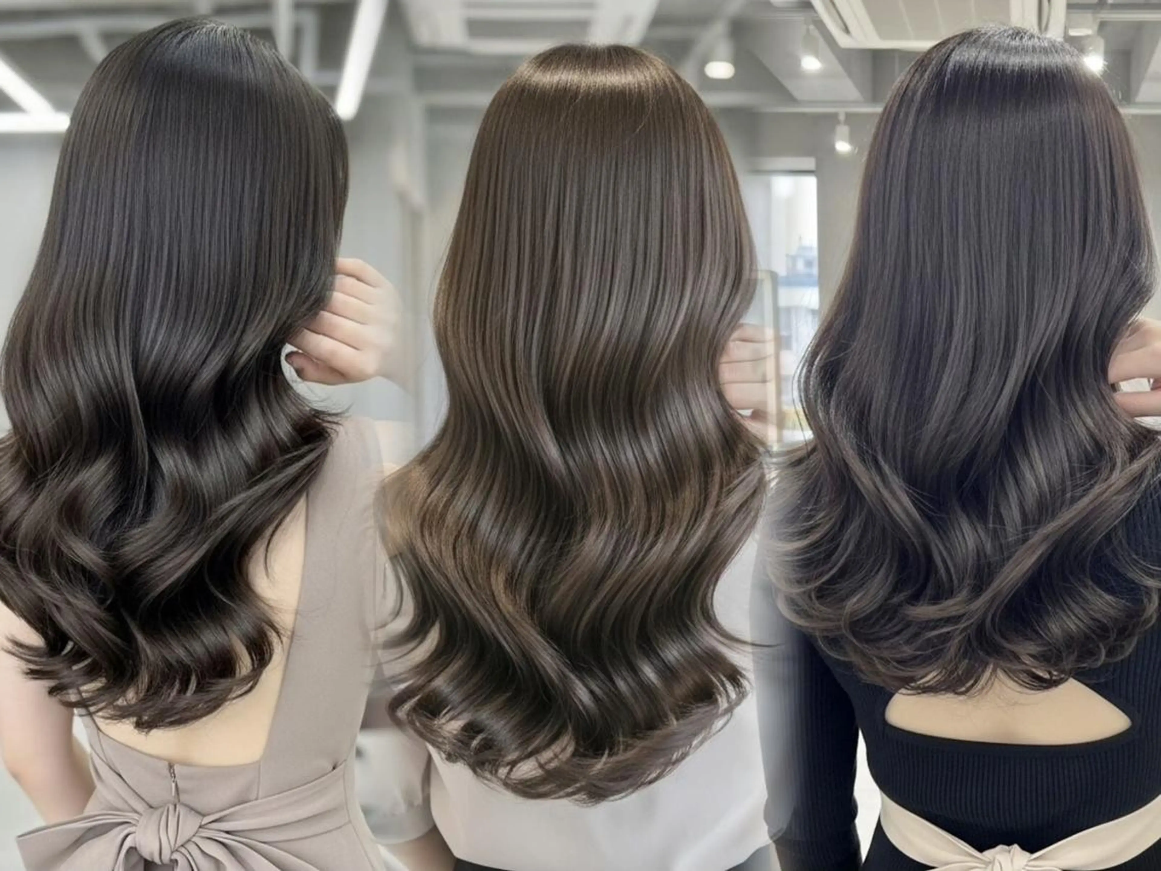 ロング カット トリートメント ✨韓国レイヤー🦋 リピートNO.1✨のヘアスタイル