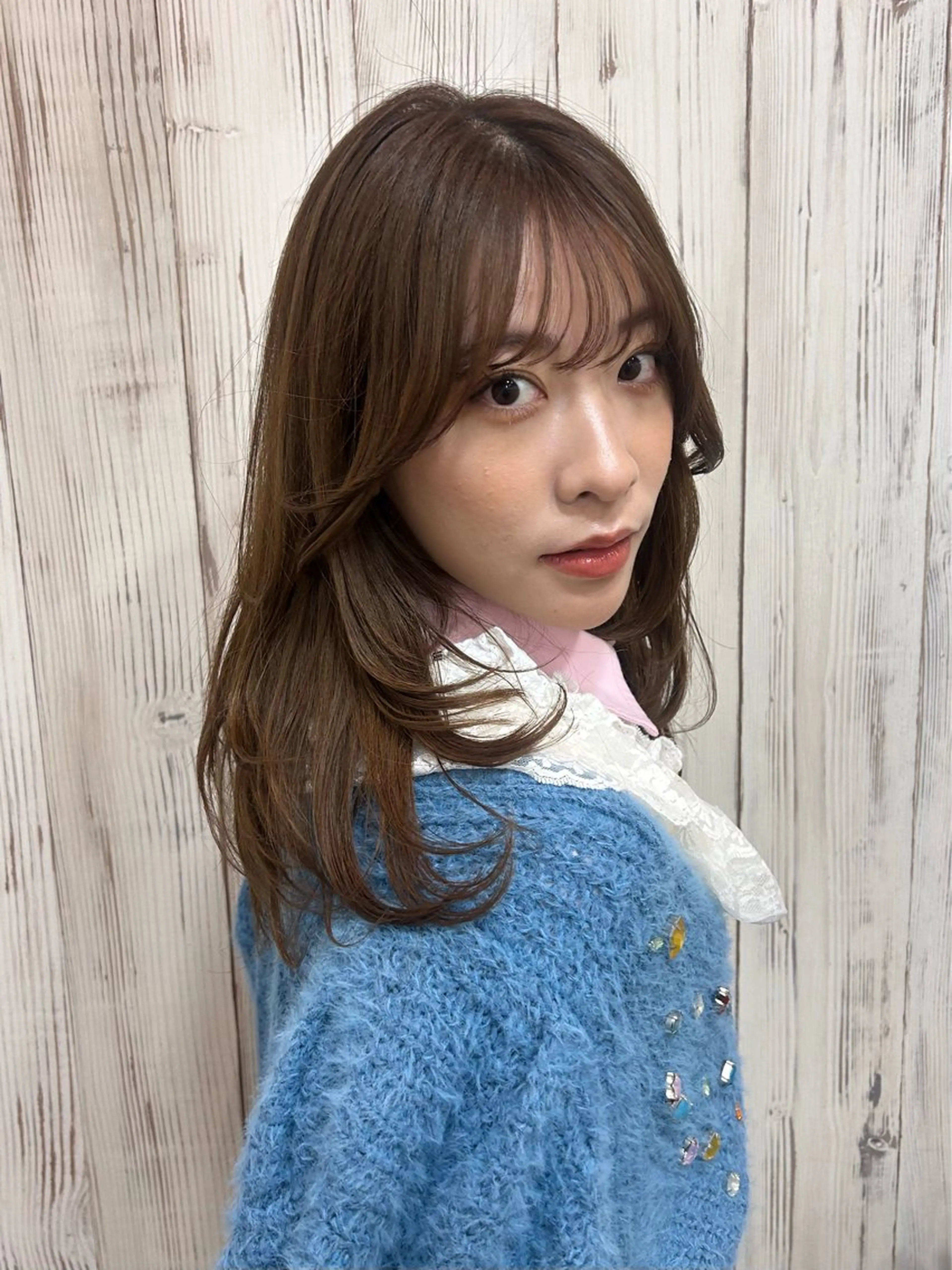 ミディアム 🫧レイヤーカット／ 蓮沼実奈🫧のヘアスタイル