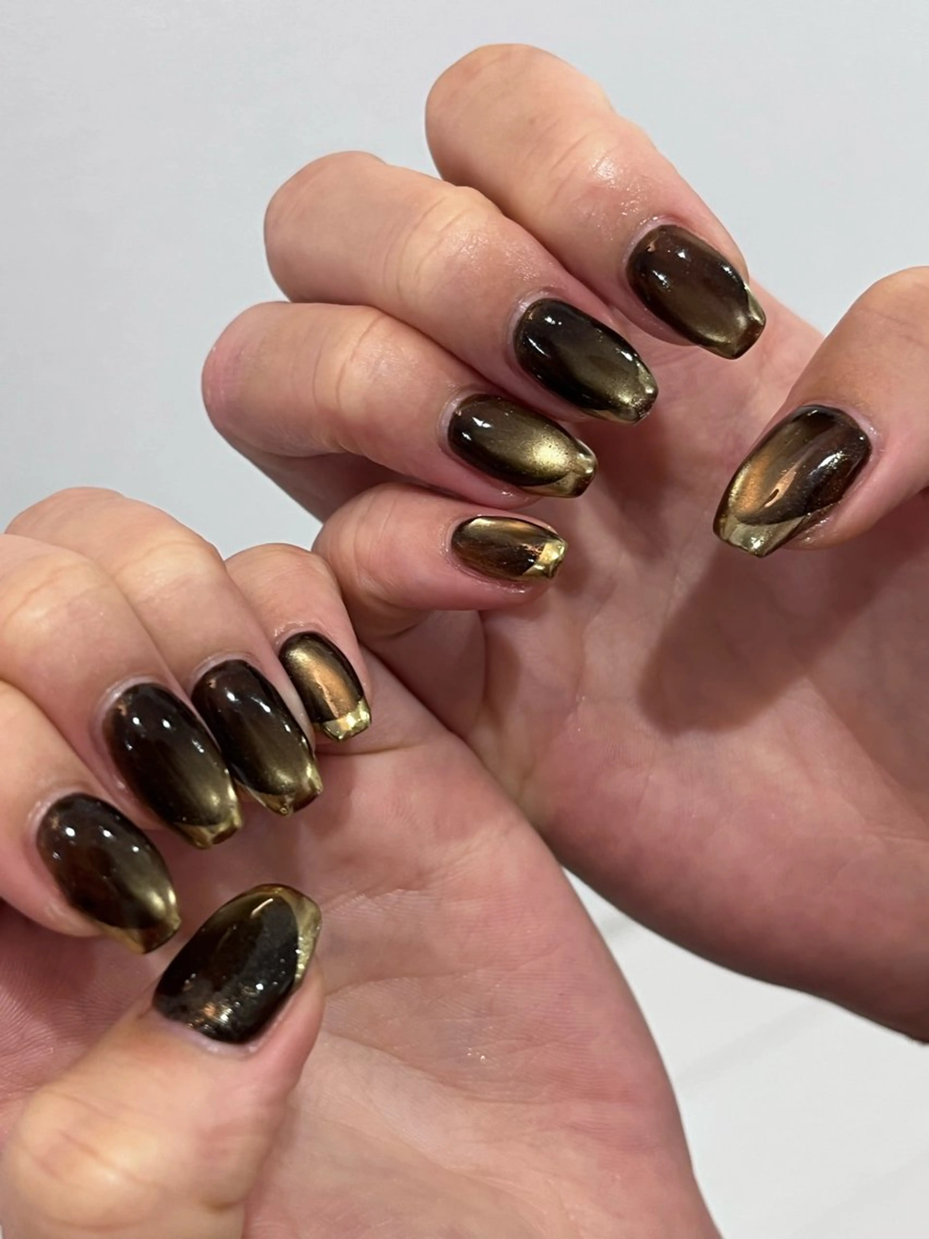 ネイル フレンチネイル ミラーネイル May 昭和町/阿倍野のネイルデザイン