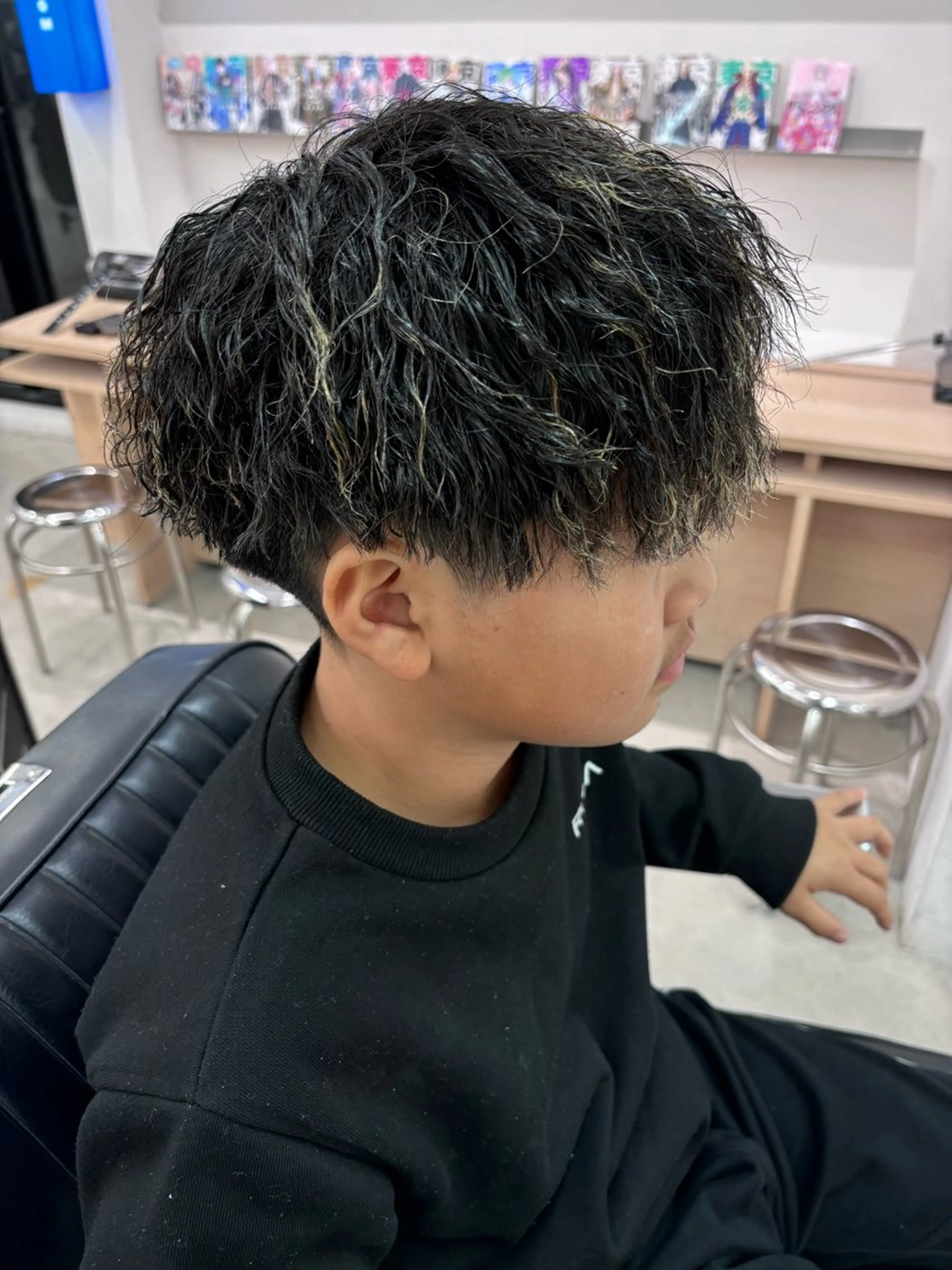 パーマ メンズ カット パーマ トリートメント 土岐 仁/メンズ専門 パーマ特化美容師🔥のヘアスタイル