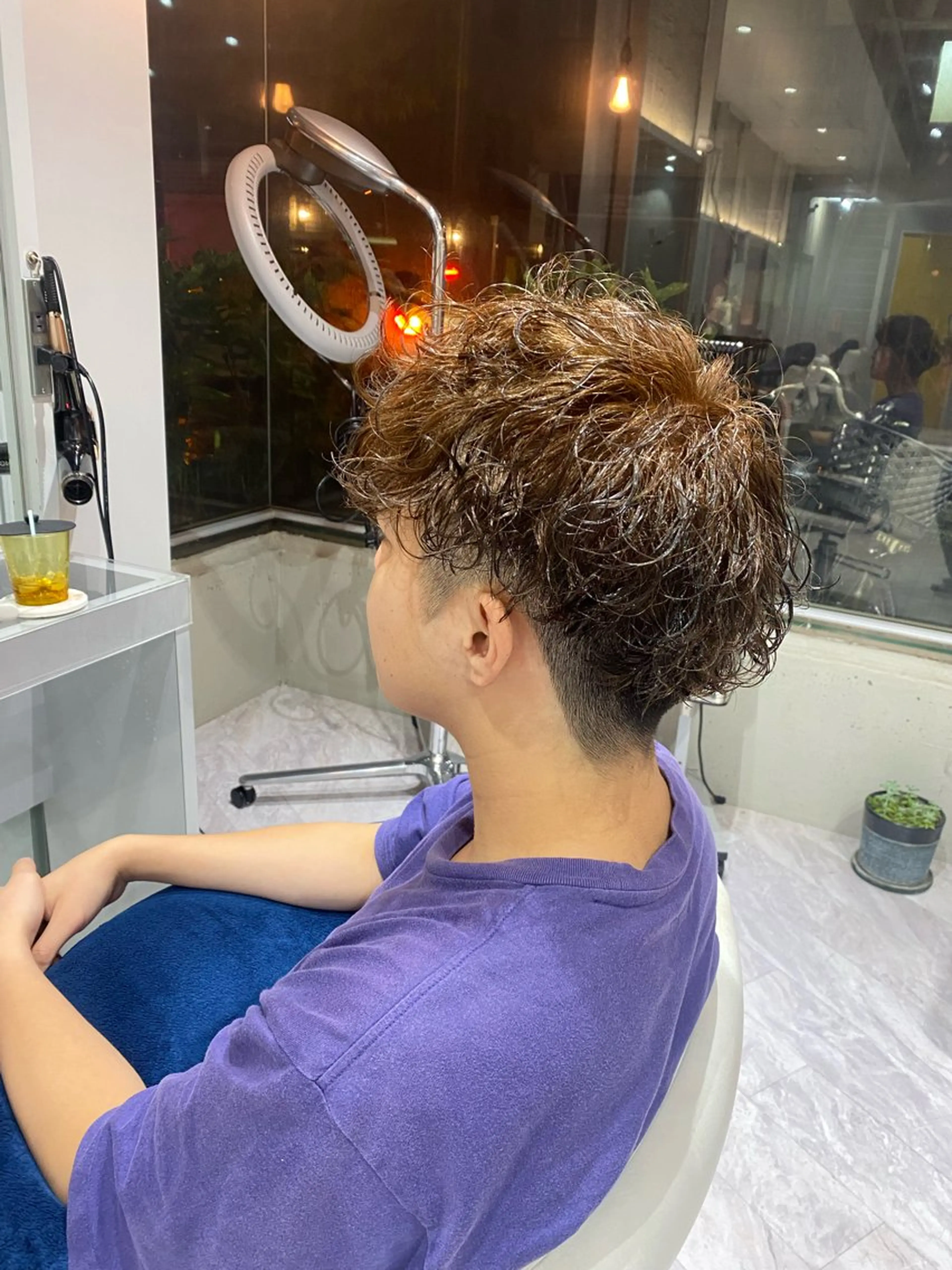 ショート パーマ メンズ メンズパーマ トリートメント カット パーマ トリートメント Riganuts王子 Hayato✂︎のヘアスタイル