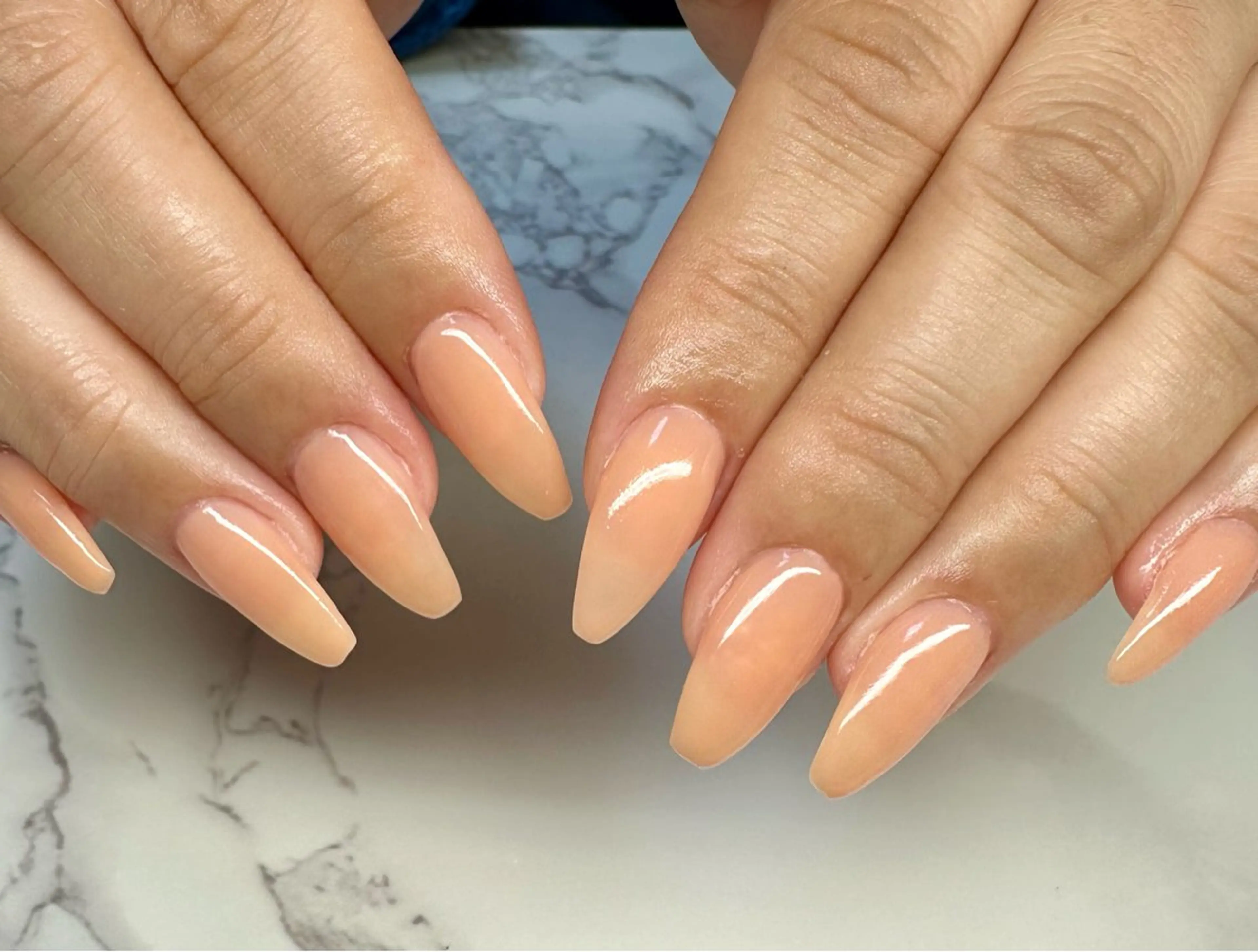 ネイル マグネットネイル ニュアンスネイル ワンカラーネイル 夏ネイル M.N_ nailのネイルデザイン