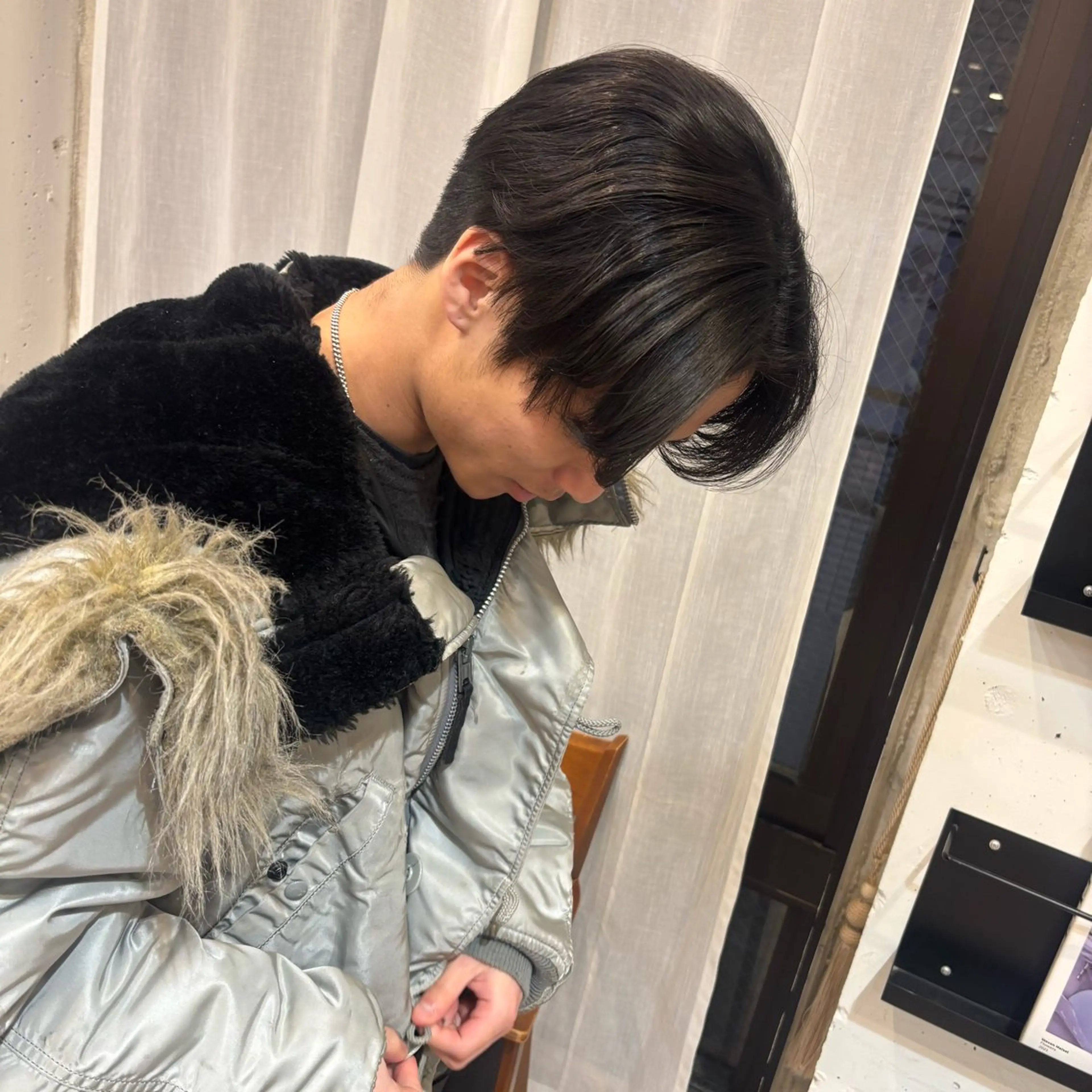 メンズ 新原 陽那のヘアスタイル