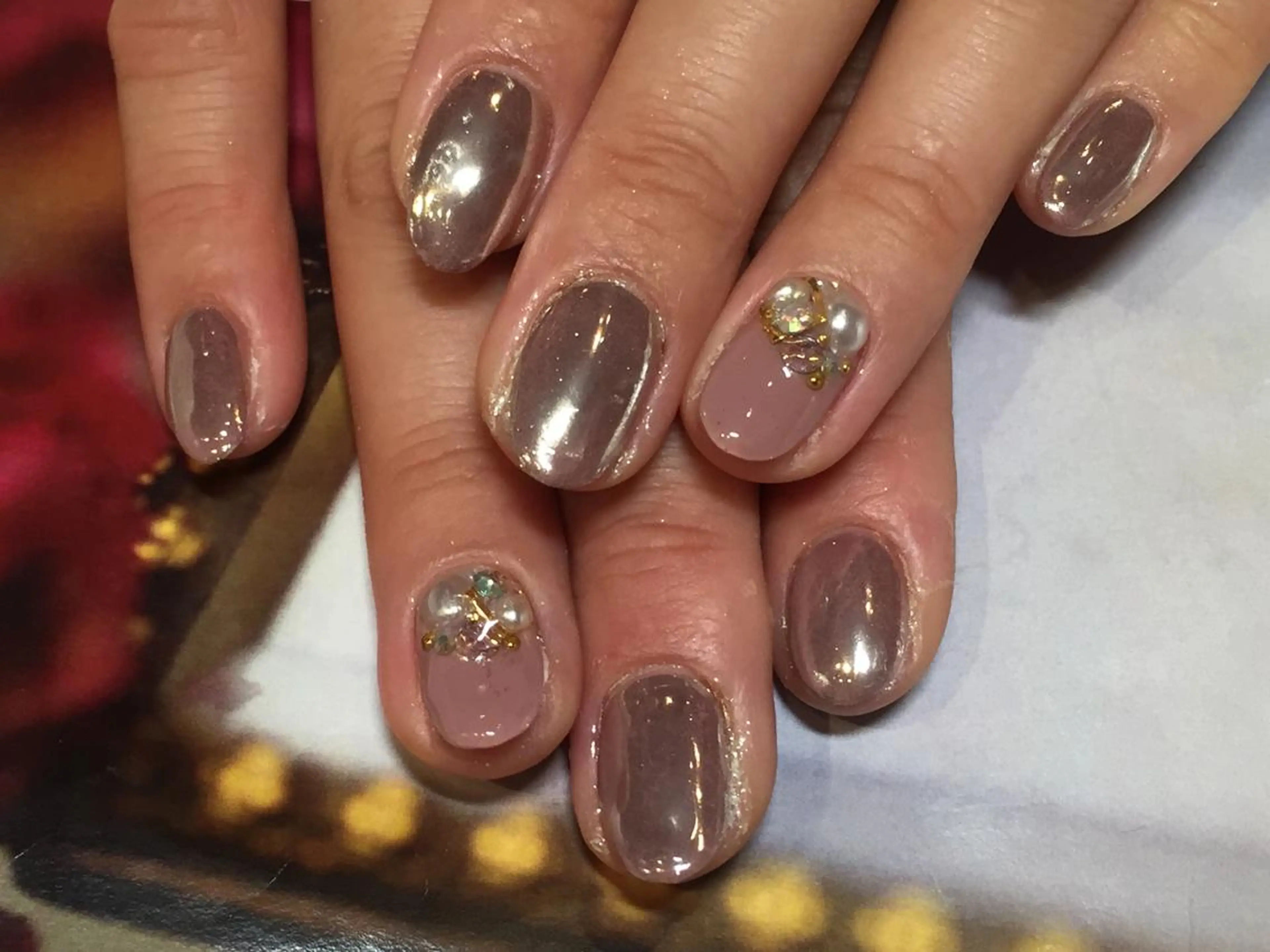 ネイル ミラーネイル Nest 三田のマツエク・マツパデザイン