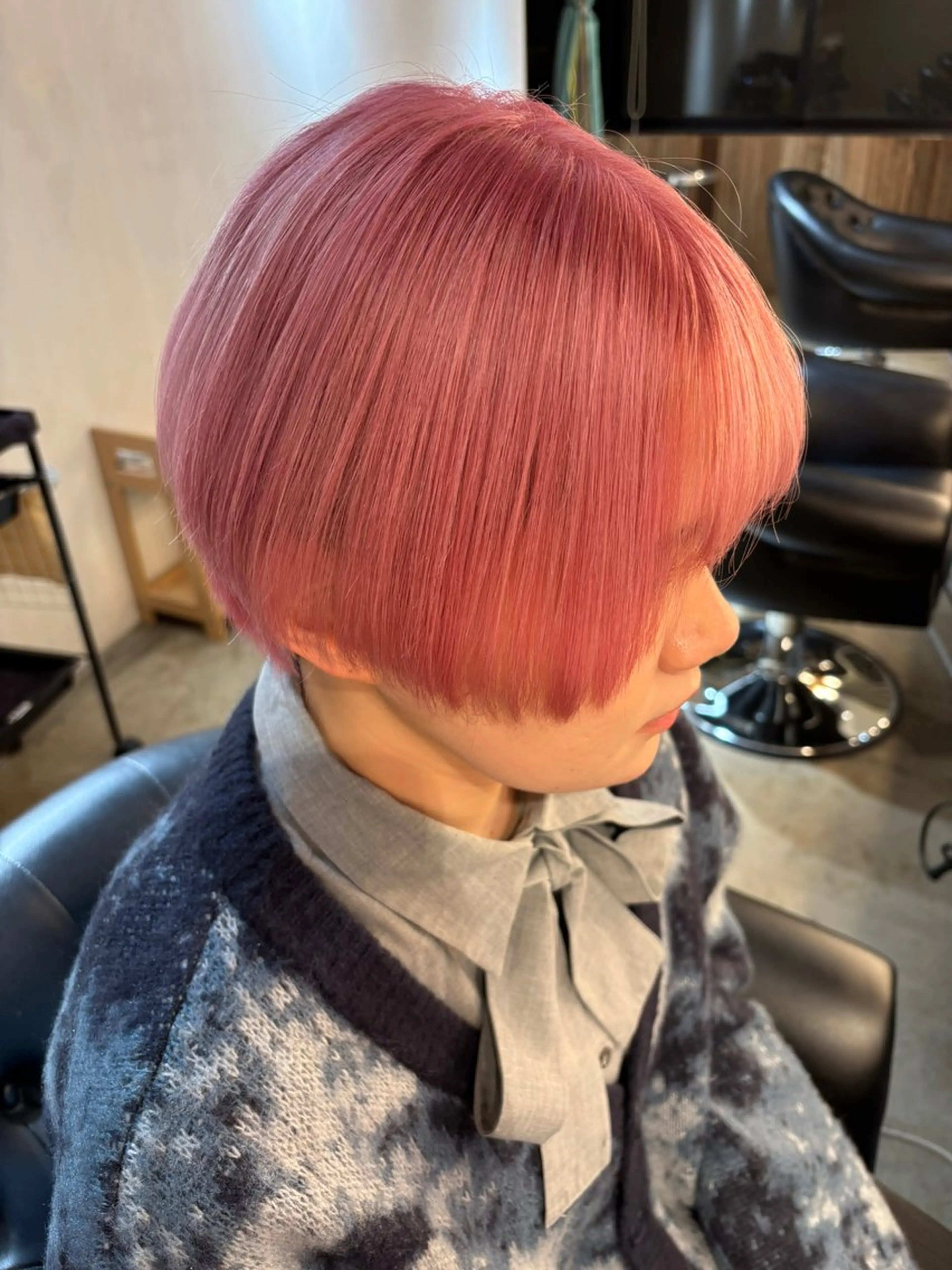 ショート カラー ヘアカラー 🌀メンズパーマ🌀 平川海夢のヘアスタイル