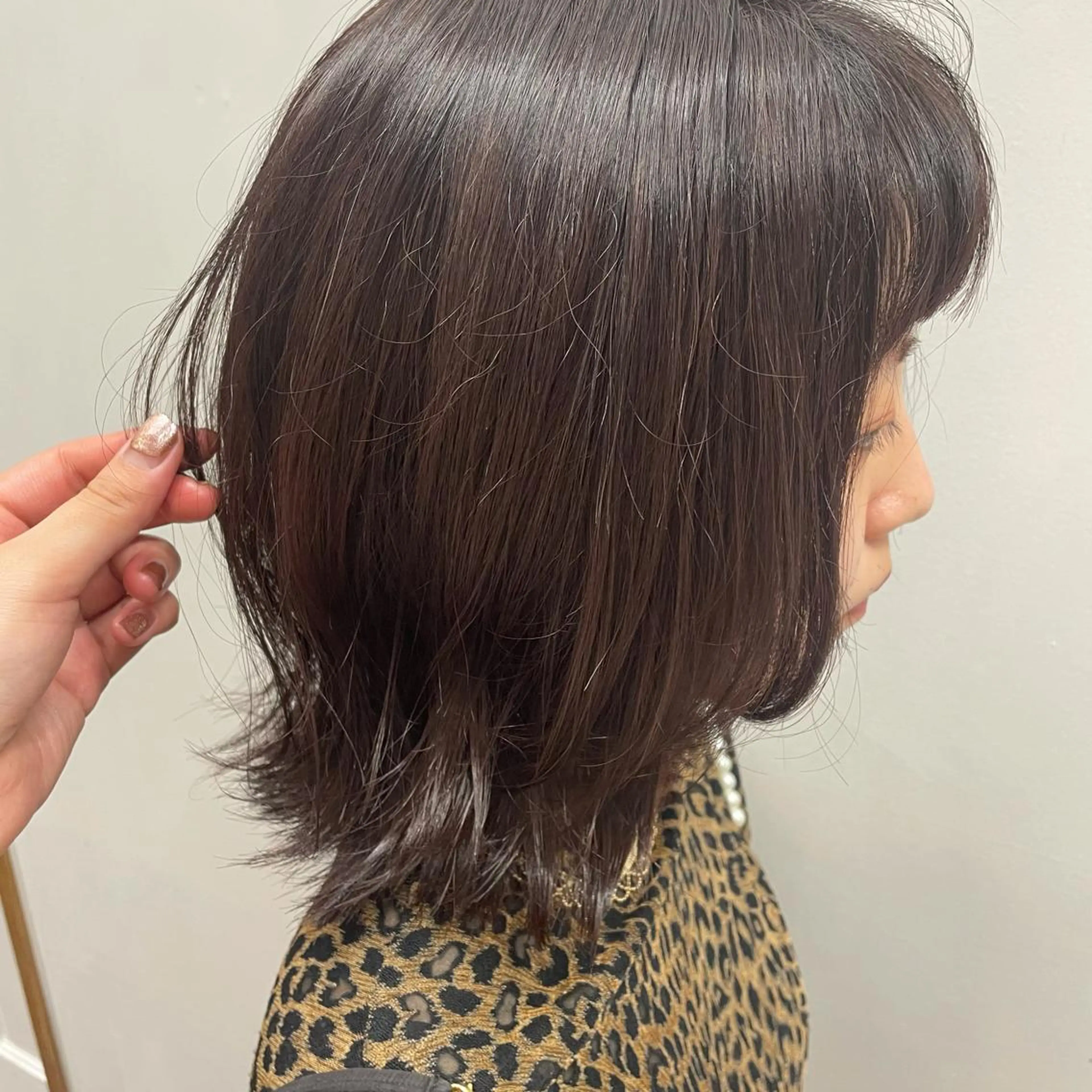 ミディアム カット ヘアカラー lico 新札幌所属・Lilly リリィのヘアスタイル