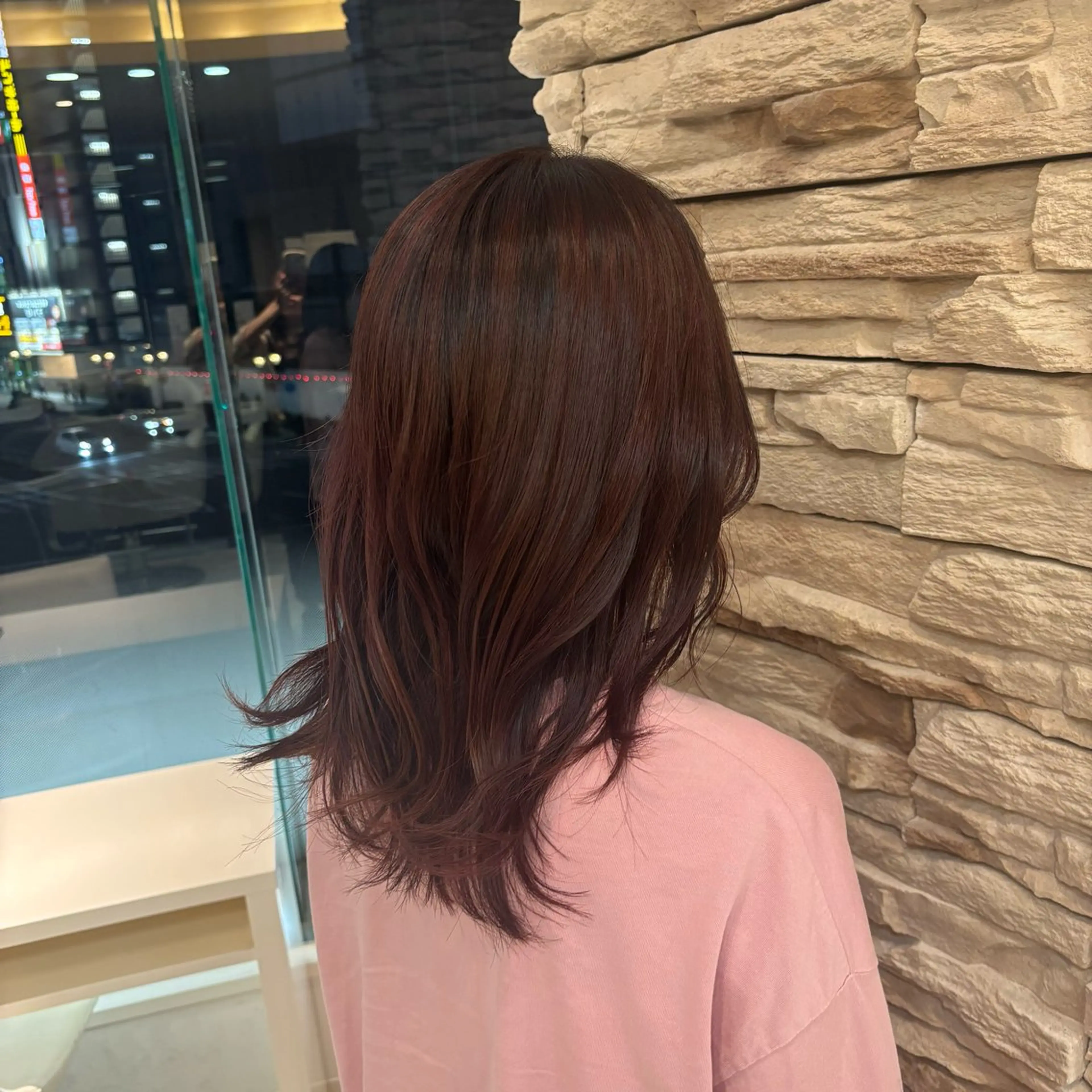 カラー ヘアカラー レナークアリア 武田明花音のヘアスタイル