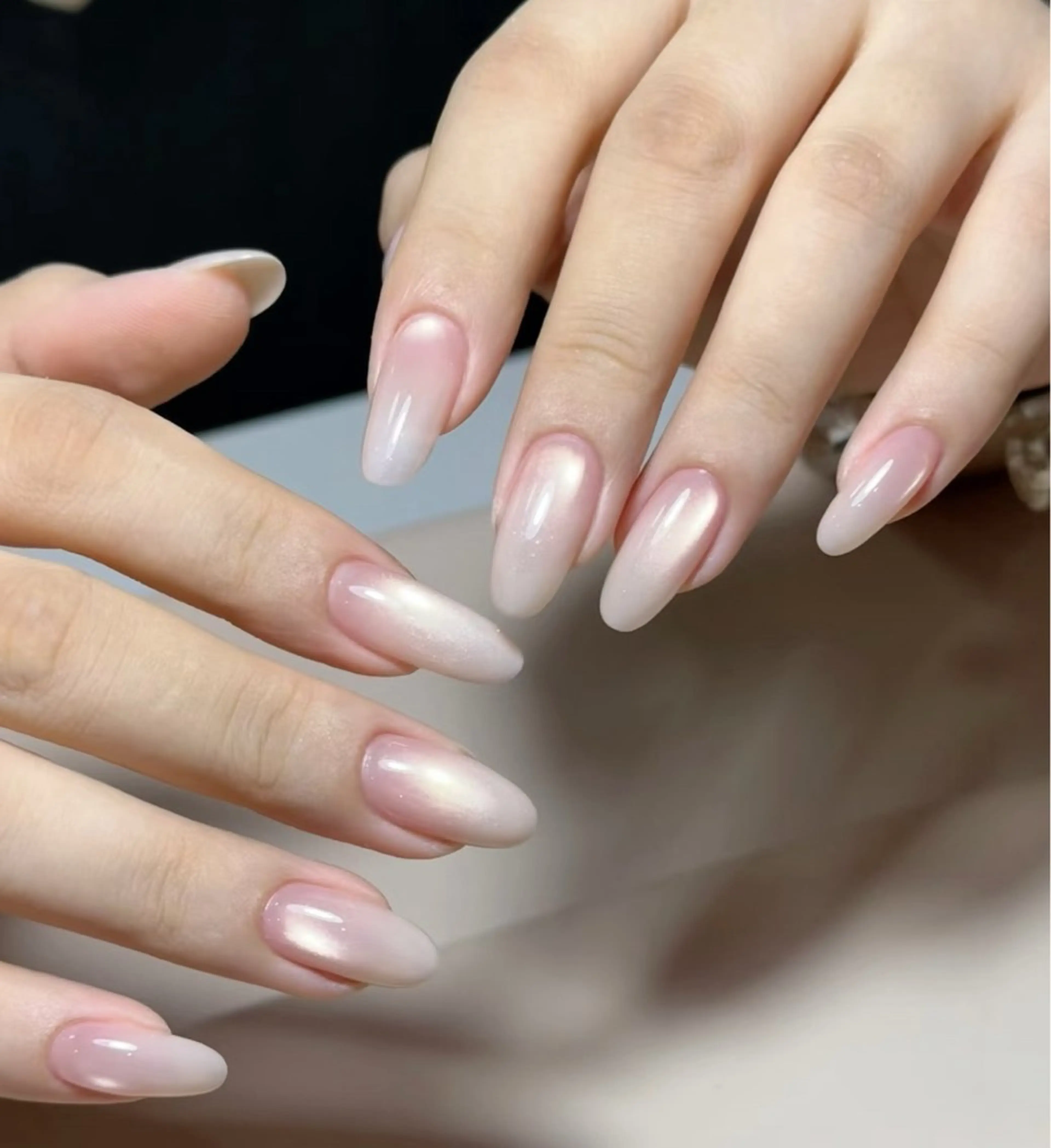 ネイル オーロラネイル フラワーネイル フットネイル フレンチネイル ジェルネイル ハンドネイル 長さだし専門 ありさのネイルデザイン