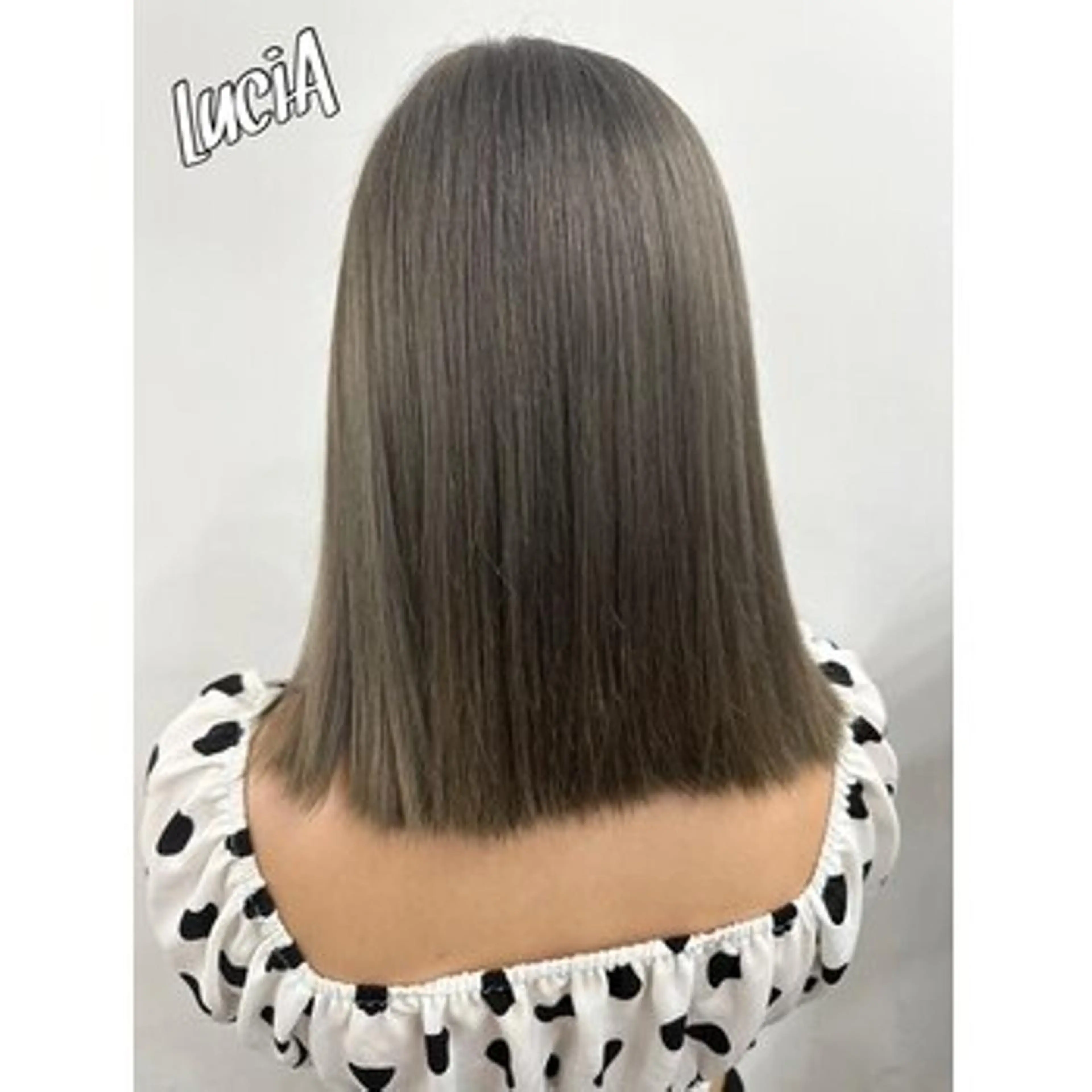 カラー ヘアアレンジ ロング MISAKIエクステ ブリーチ\5900のヘアスタイル