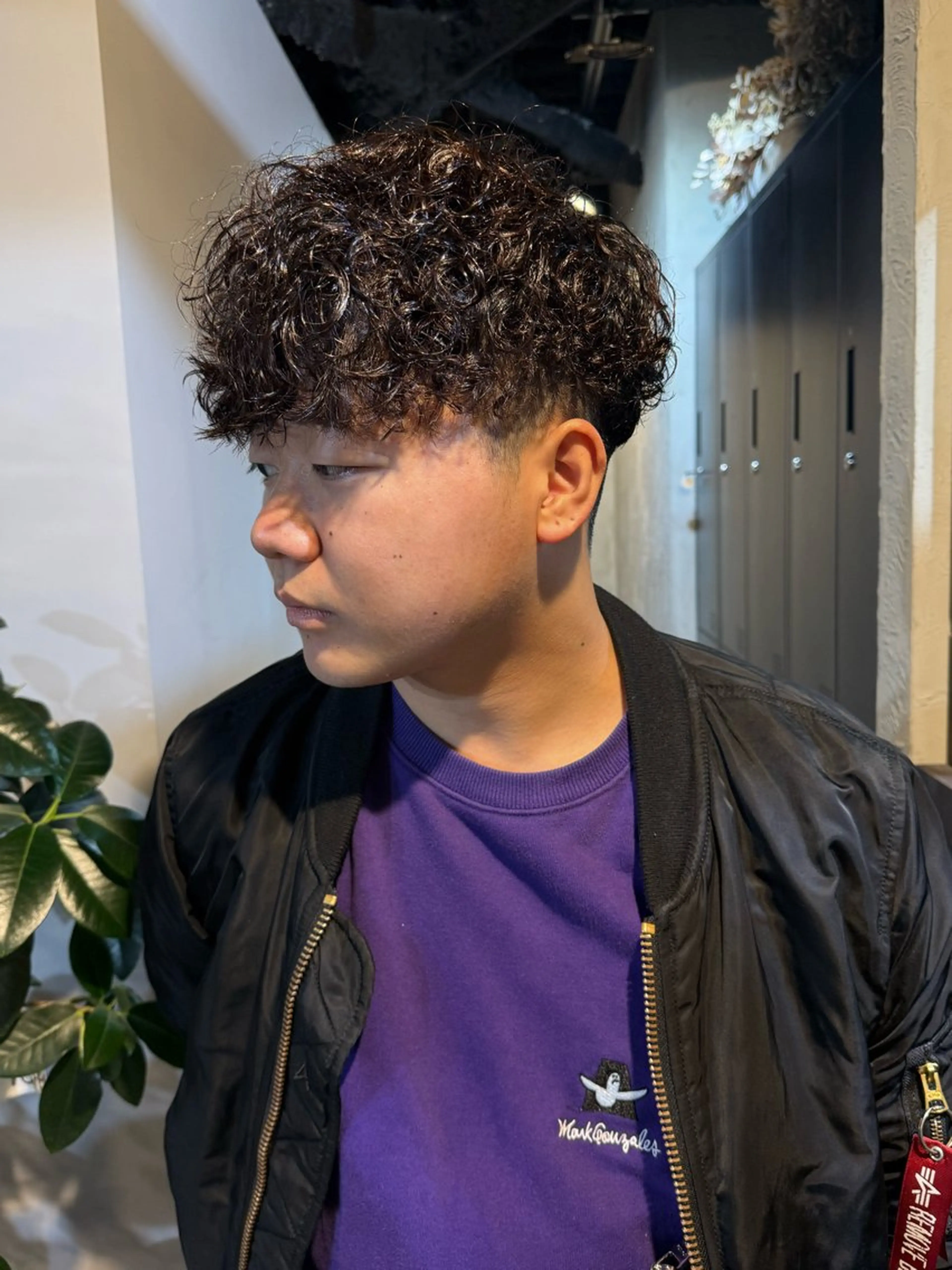 パーマ メンズ メンズパーマ プードルパーマ プードルパーマ メンズ特化美容師/栄 /本間さつきのヘアスタイル