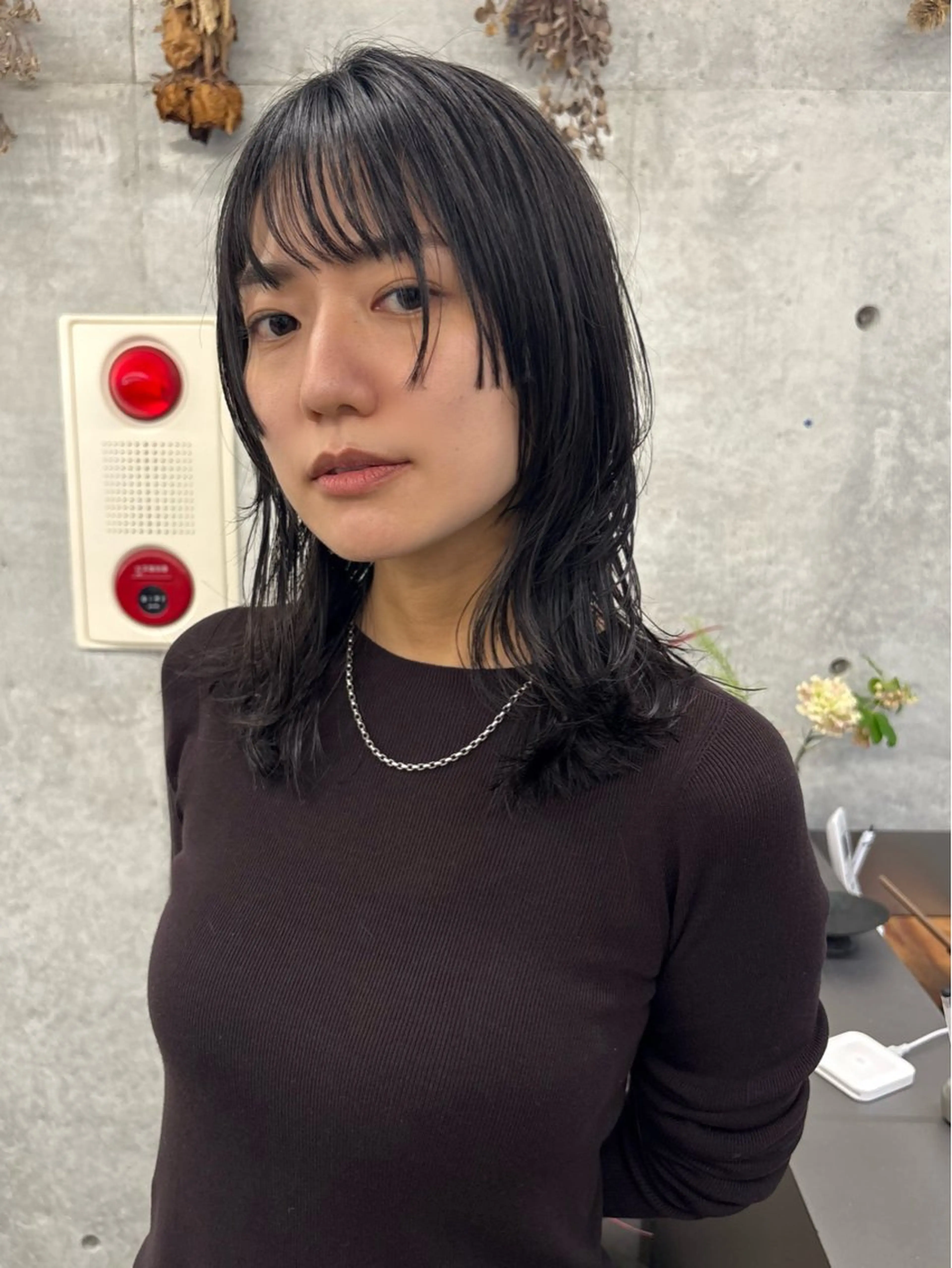 ミディアム カラー レイヤーカット カット ヘアカラー トリートメント 似合わせカット レイヤー/ボブのヘアスタイル