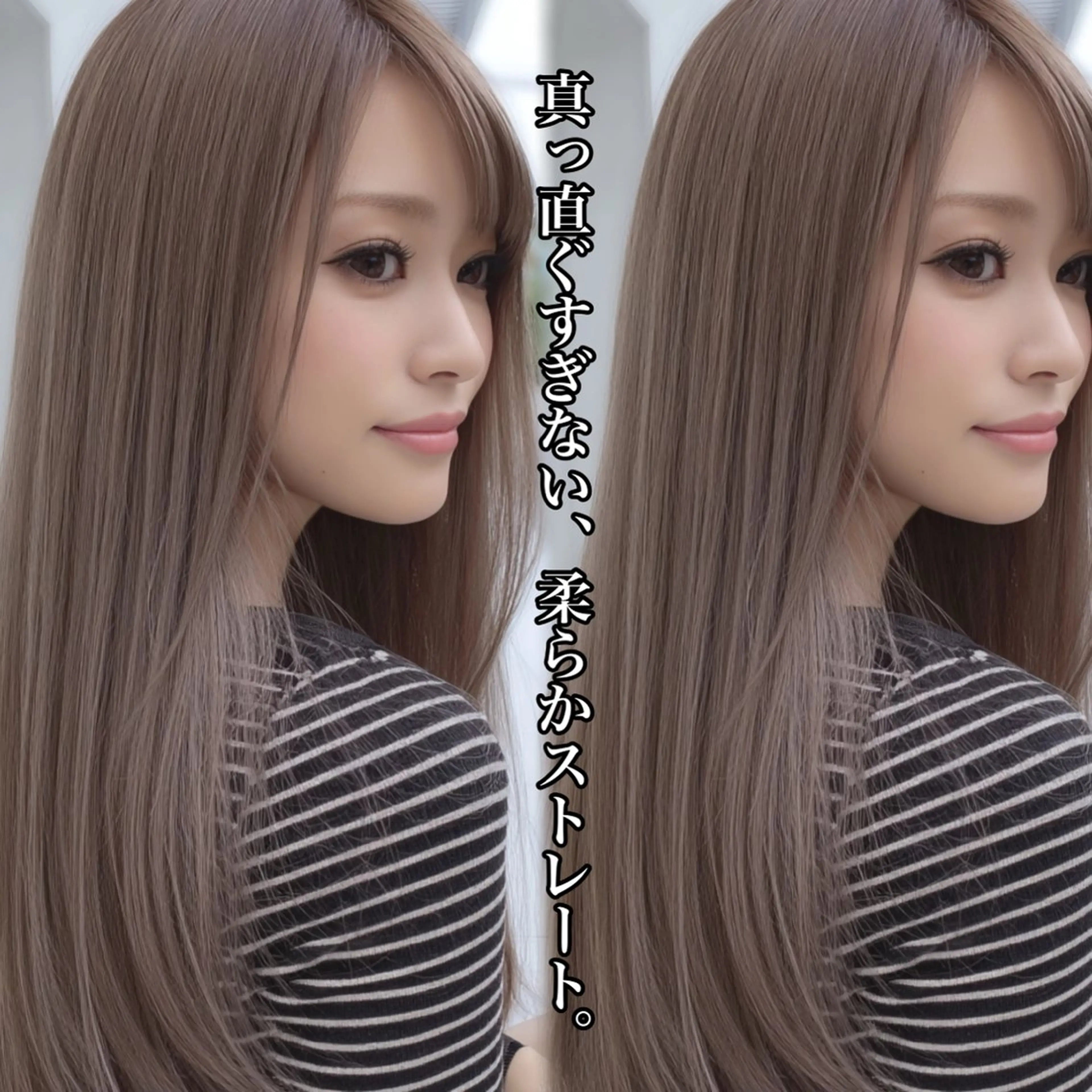 ロング 縮毛矯正 🩵U-topia 🩵高田　青空🩵のヘアスタイル