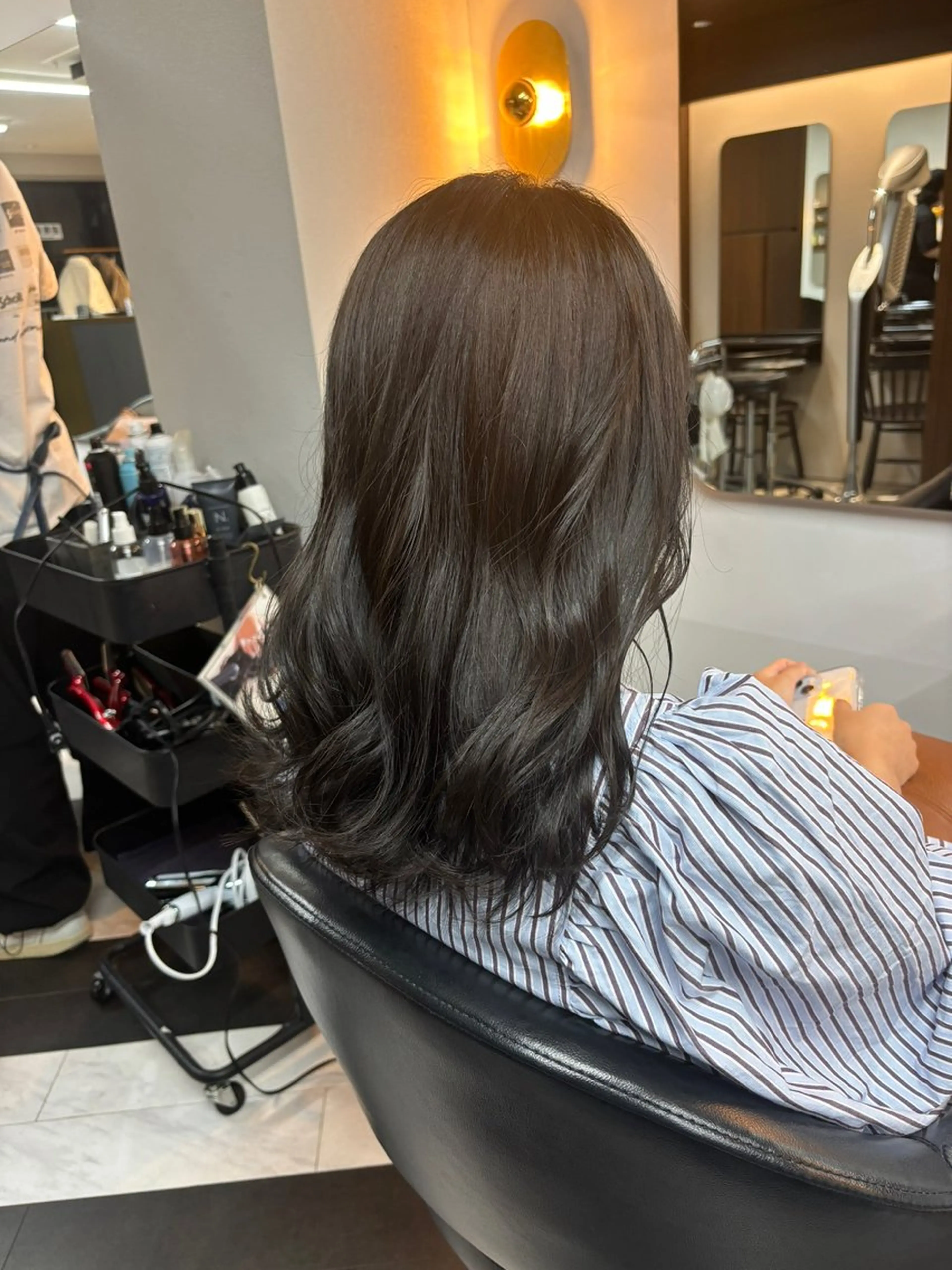 セミロング 🦄艶髪育毛🌟毛髪 診断/セット/駒井のヘアスタイル