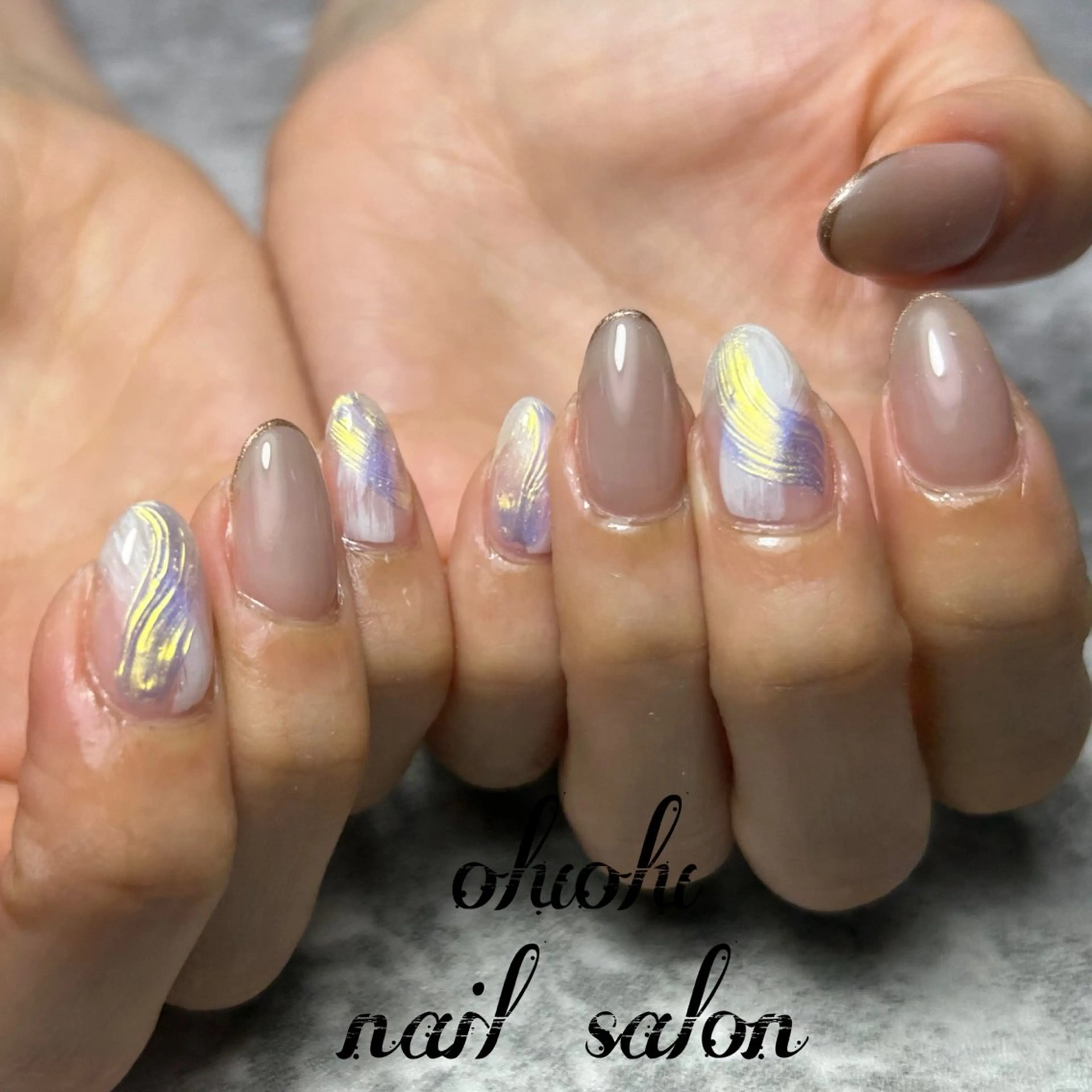 ネイル フレンチネイル シンプルネイル oluolu nailsalonのネイルデザイン