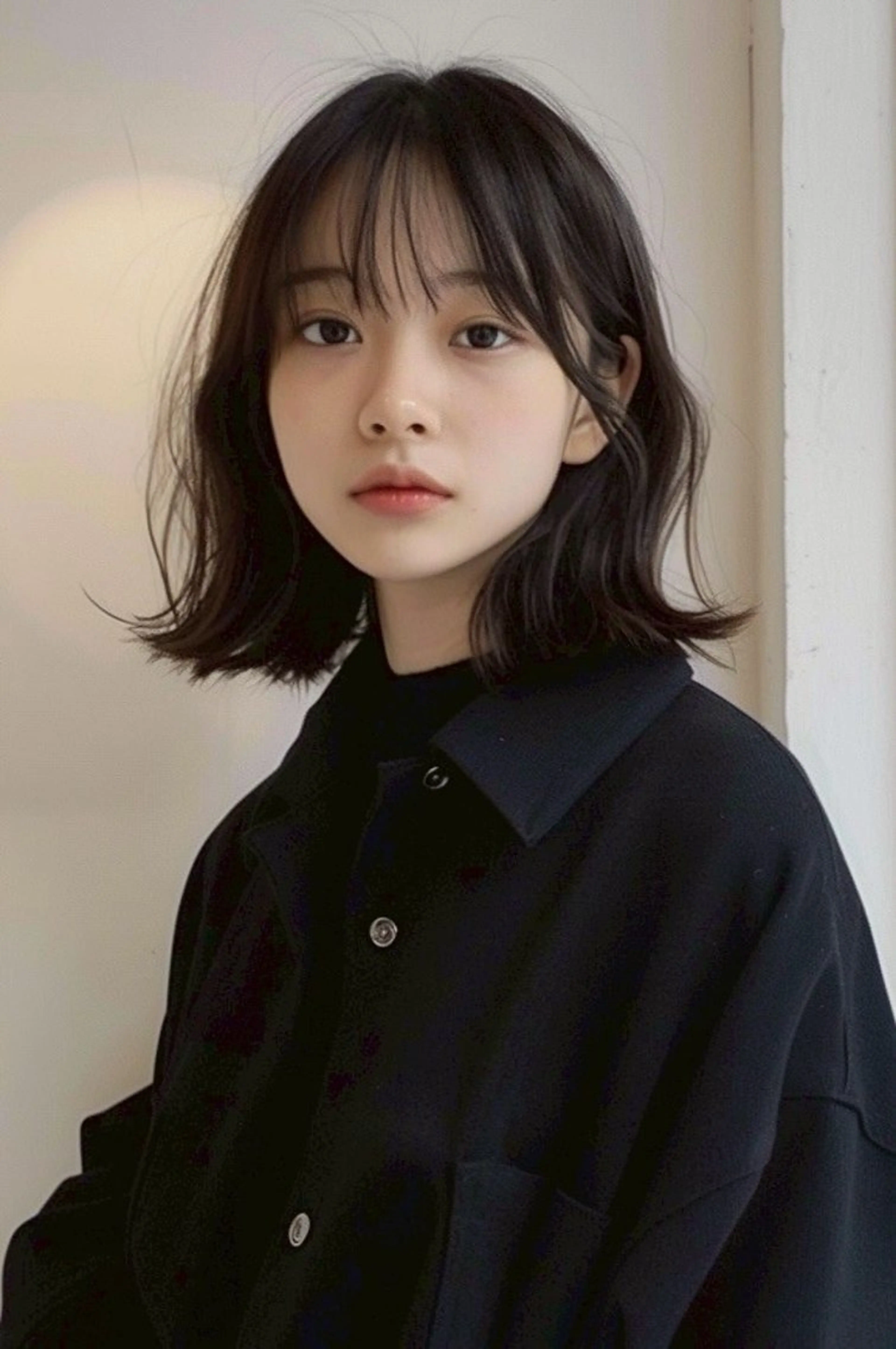 カラー ミディアム カット ヘアカラー トリートメント 艶髪/レイヤーカット 髪質改善/清水のヘアスタイル