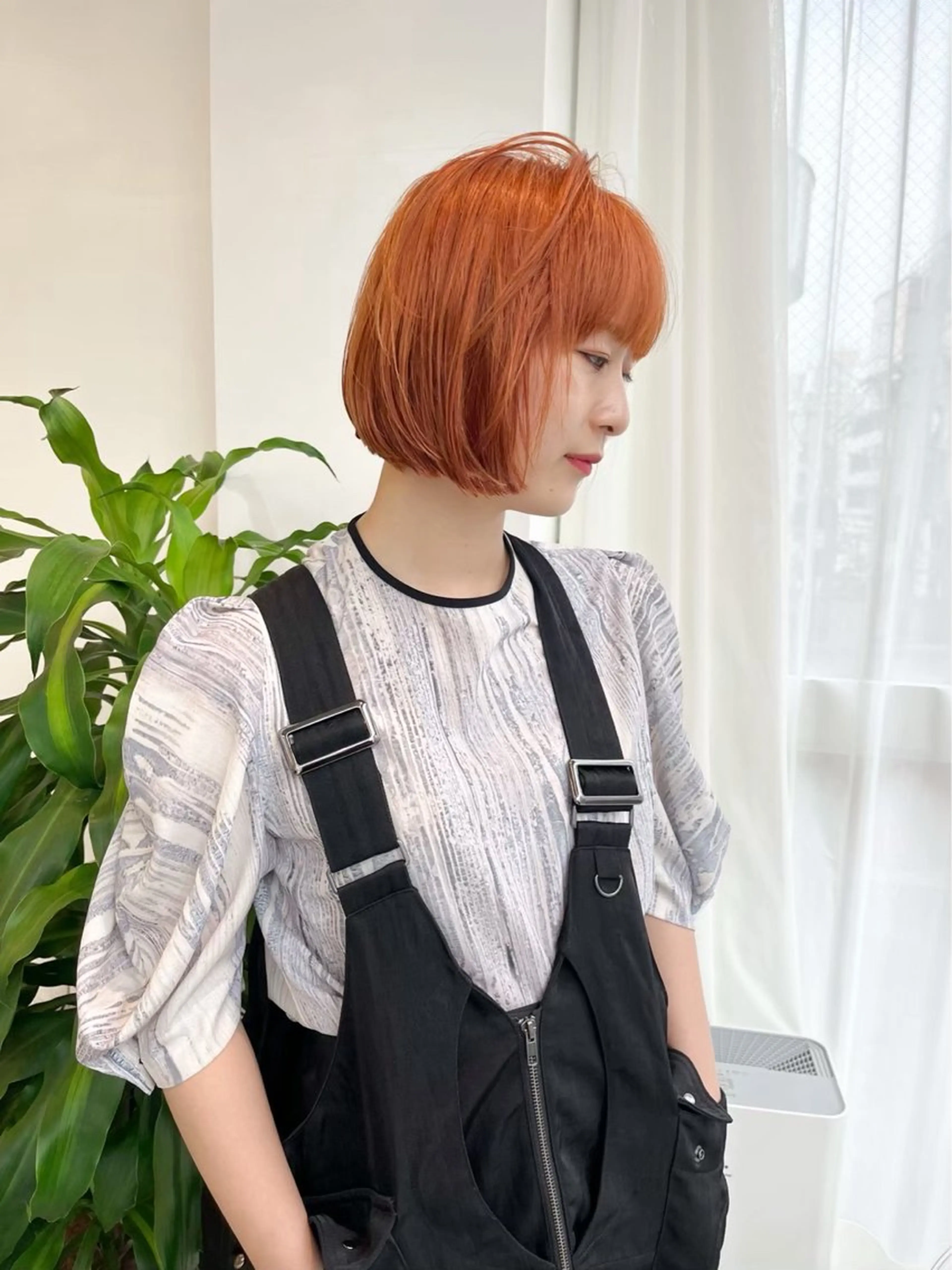 カラー カット ヘアカラー トリートメント ヘッドスパ ness 一花のヘアスタイル