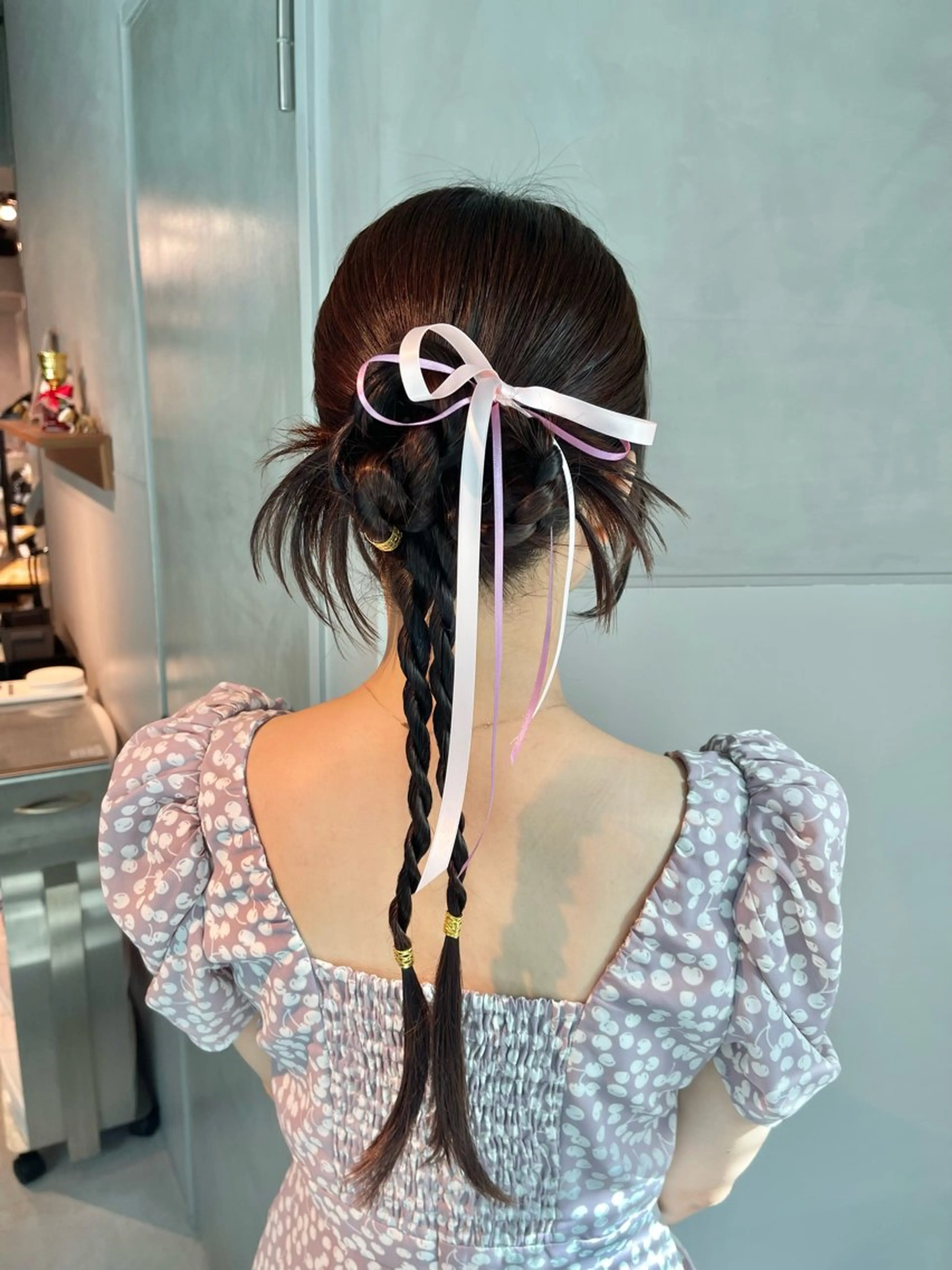 ヘアアレンジ ポニーテール 結婚式・ブライダル 卒業式のヘアスタイル ヘアセット charm《銀座》 ヘアセット/縮毛矯正のヘアスタイル