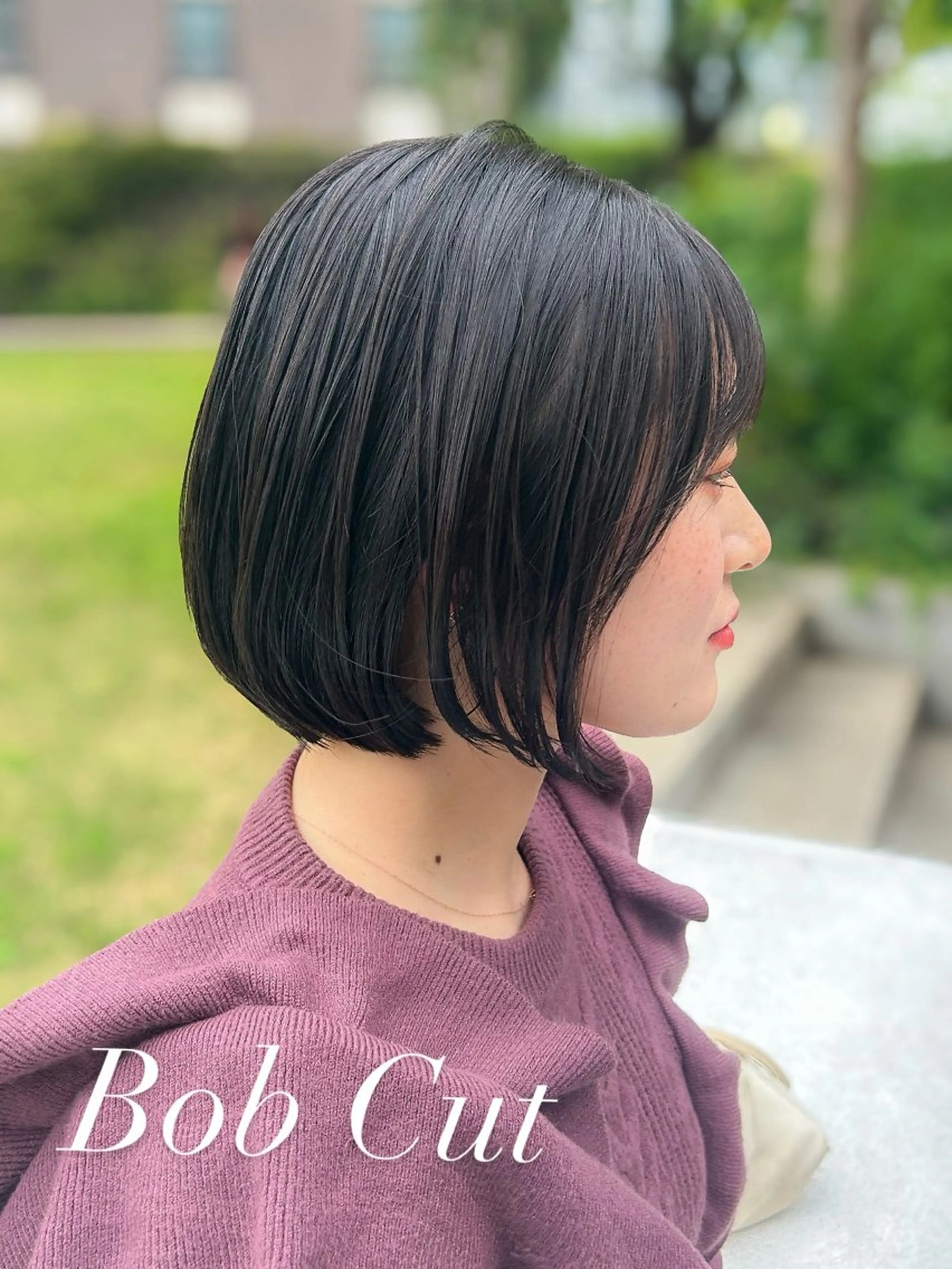 ショート カラー ボブ 似合わせカット ショートヘア 顔周りレイヤー/ボブ 銀座✨中野まさひろのヘアスタイル