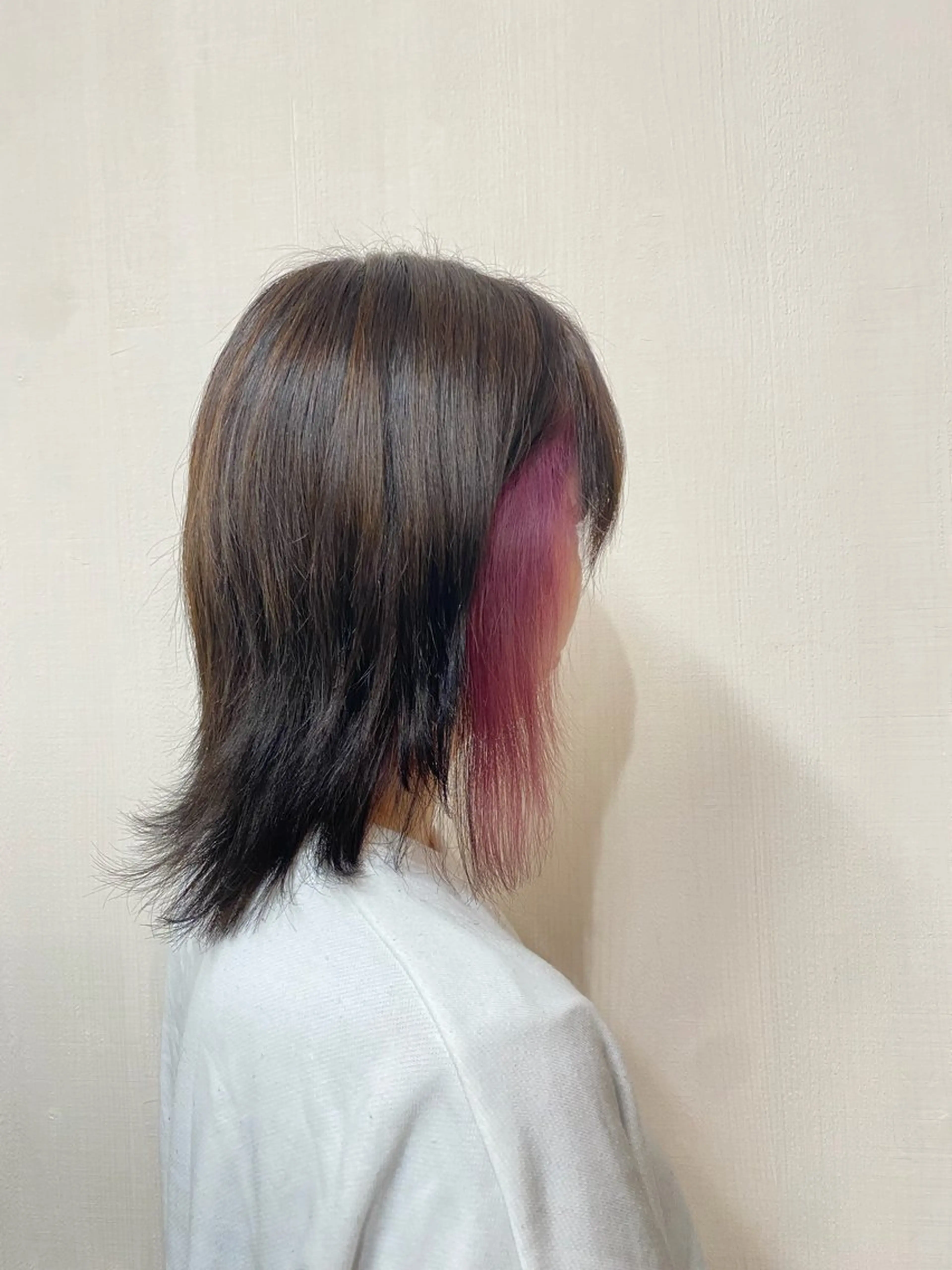 カラー ラベンダーカラー ピンクカラー ピンクラベンダー ヘアカラー 杉森 蘭琉のネイルデザイン