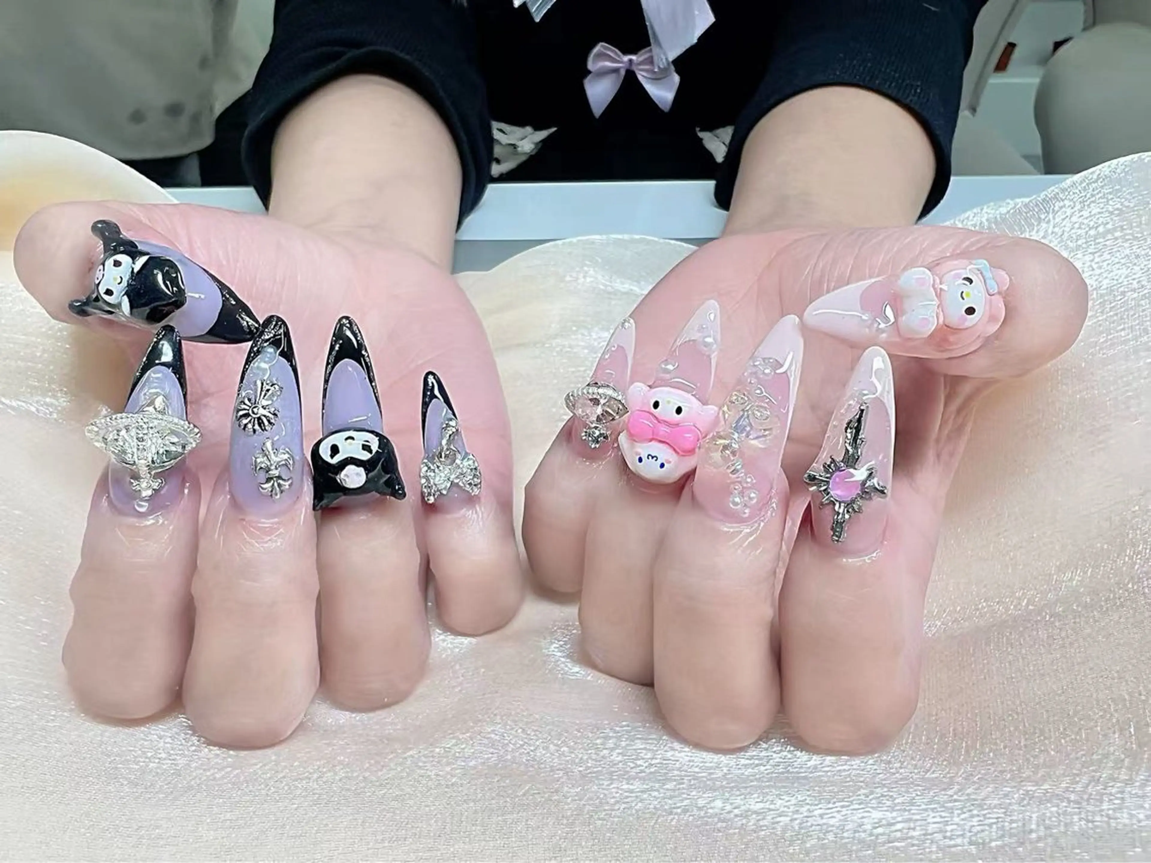 ネイル アートネイル チークネイル 長さ出し フットネイル ジェルネイル ハンドネイル ラッキーネイルサロン 西川口東口店のネイルデザイン