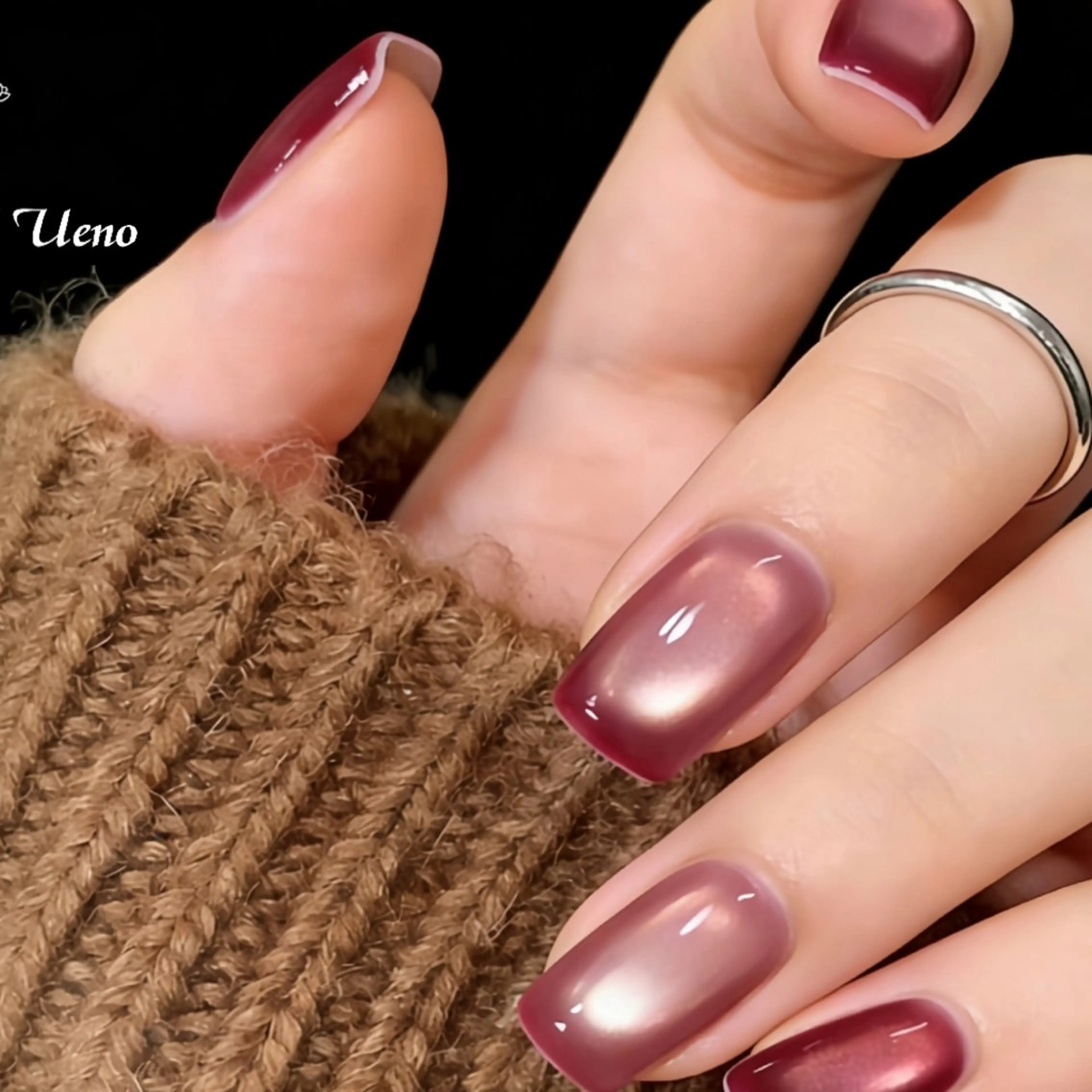 ネイル チークネイル 長さ出し フレンチネイル グラデーション マグネットネイル ハンドネイル ハンドケア ✨Dreamy NORAのネイルデザイン