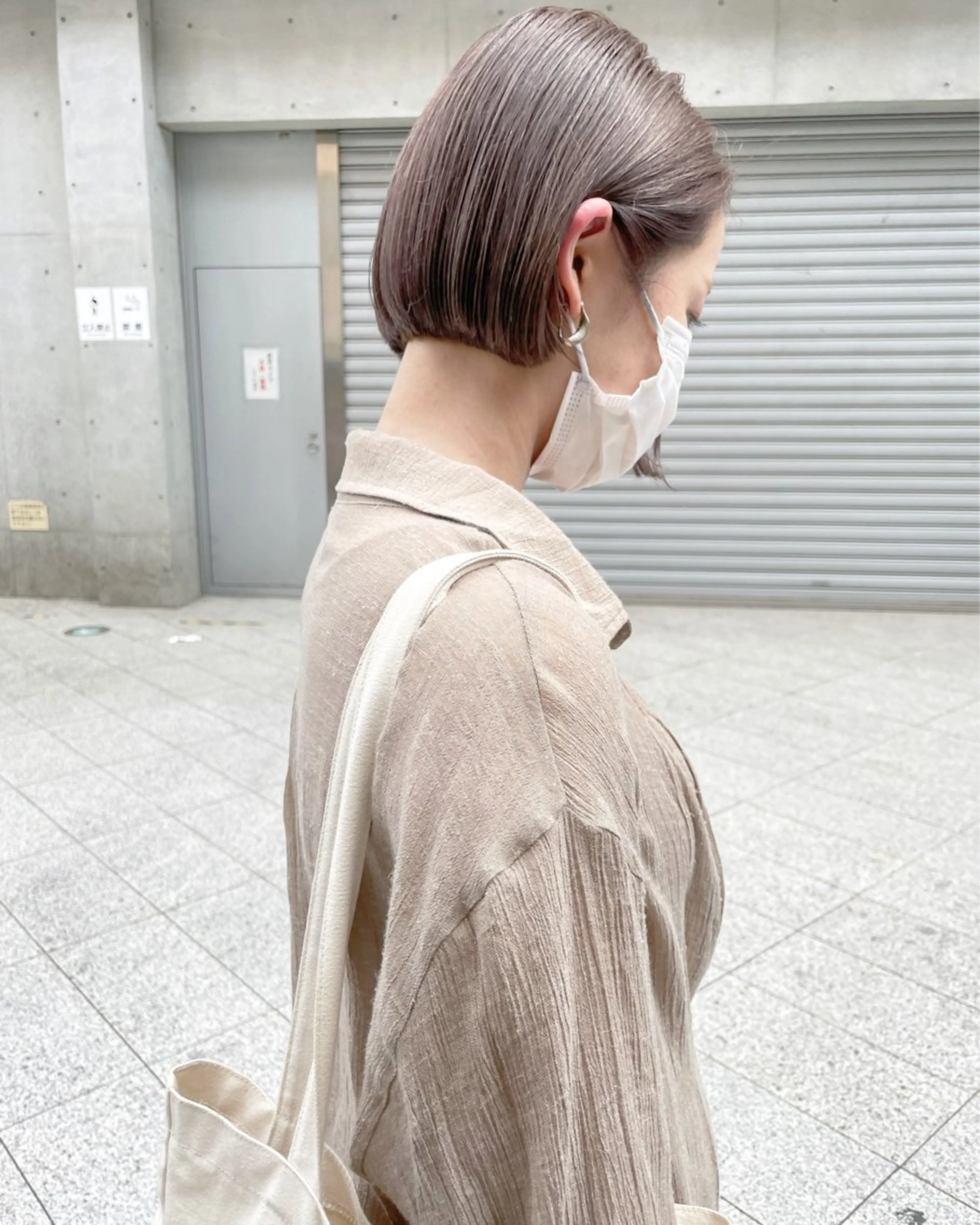 ショート カラー 👩🏻ボブ/ 髪質改善ダブルカラーのヘアスタイル